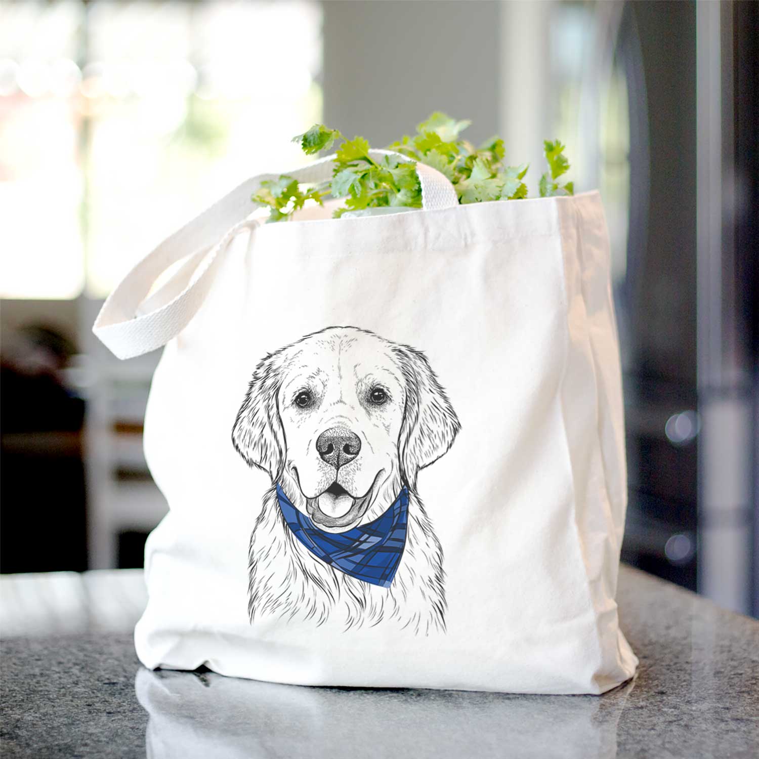 Emma the Golden Retriever - Tote Bag