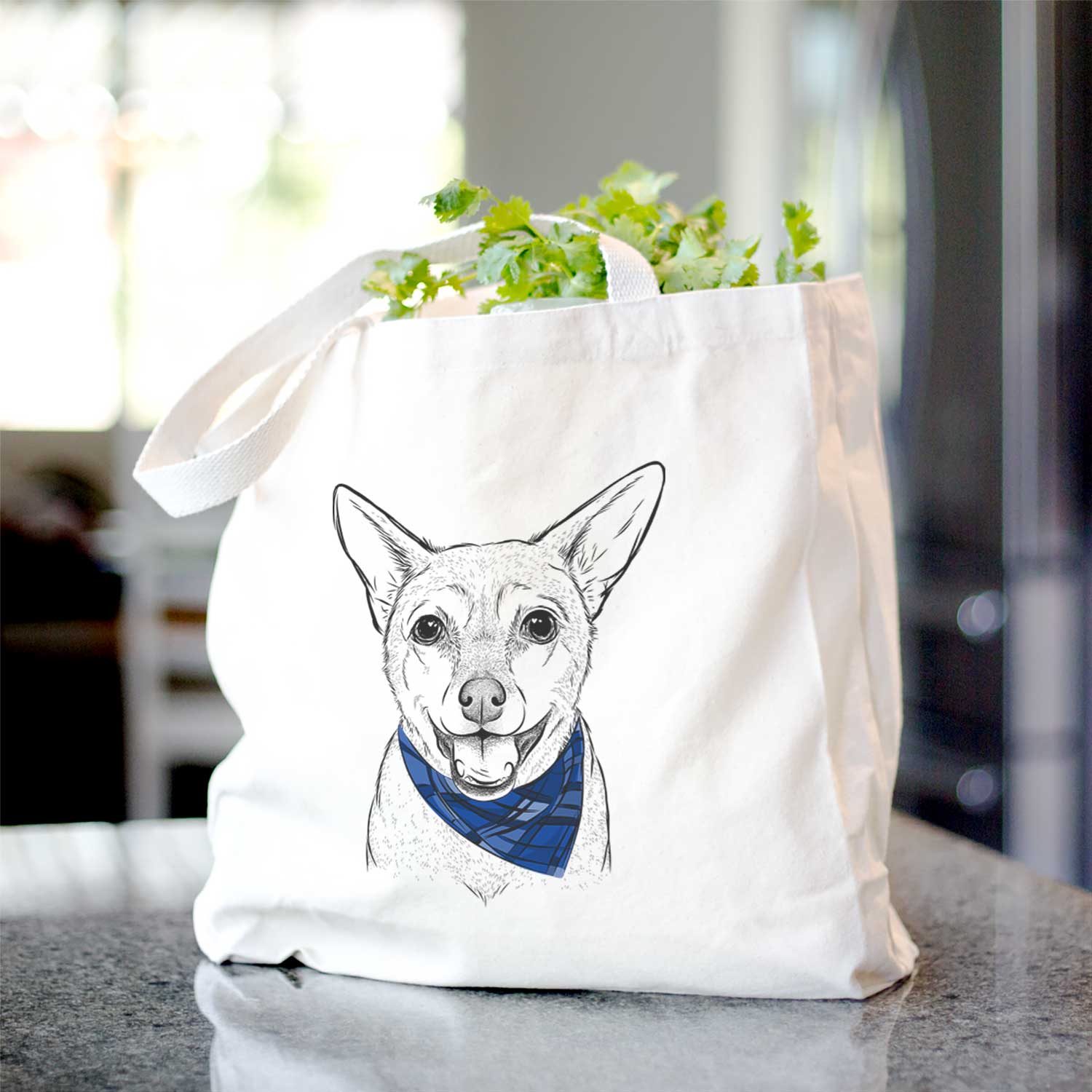 Georgie the Chiweenie - Tote Bag