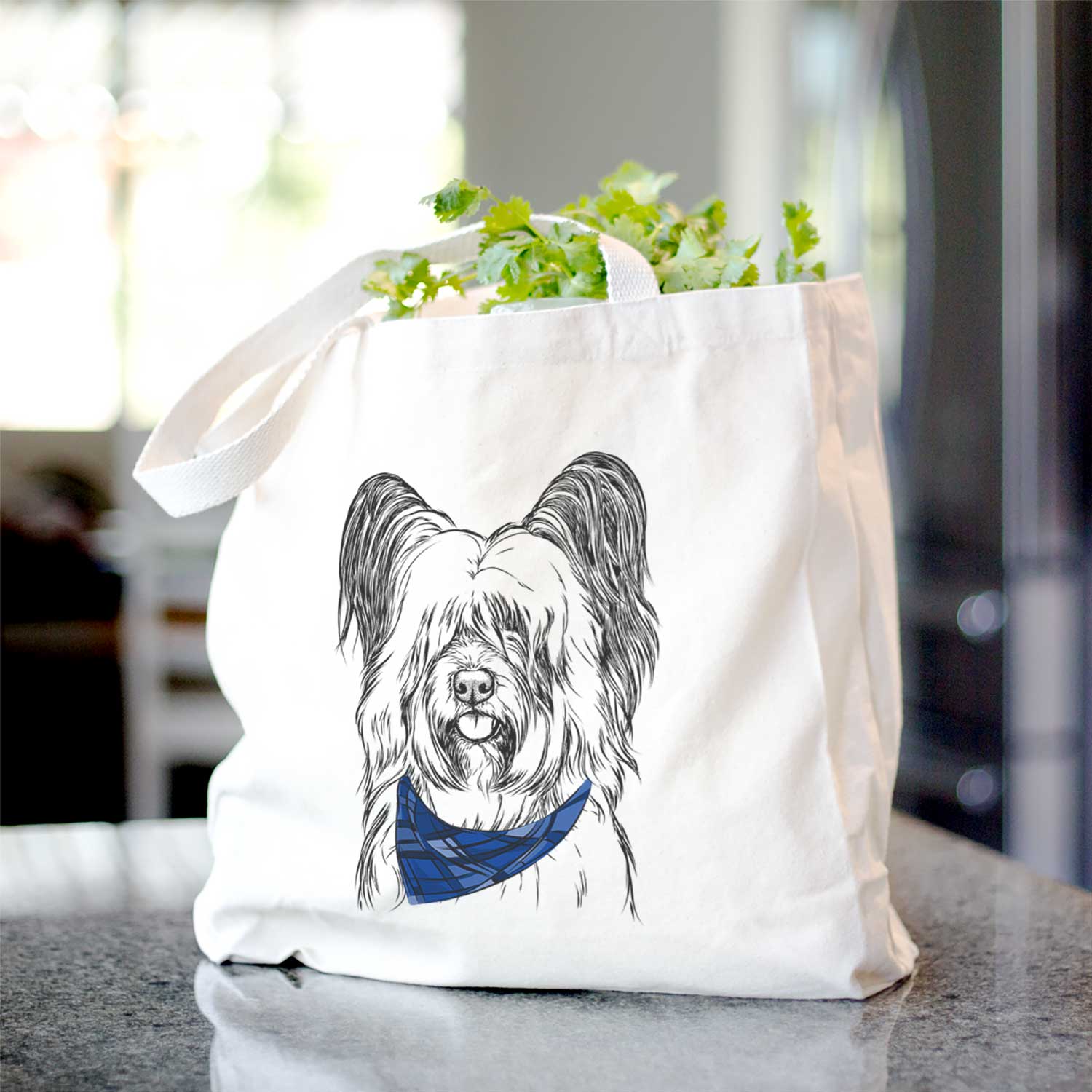 Gideon the Skye Terrier - Tote Bag