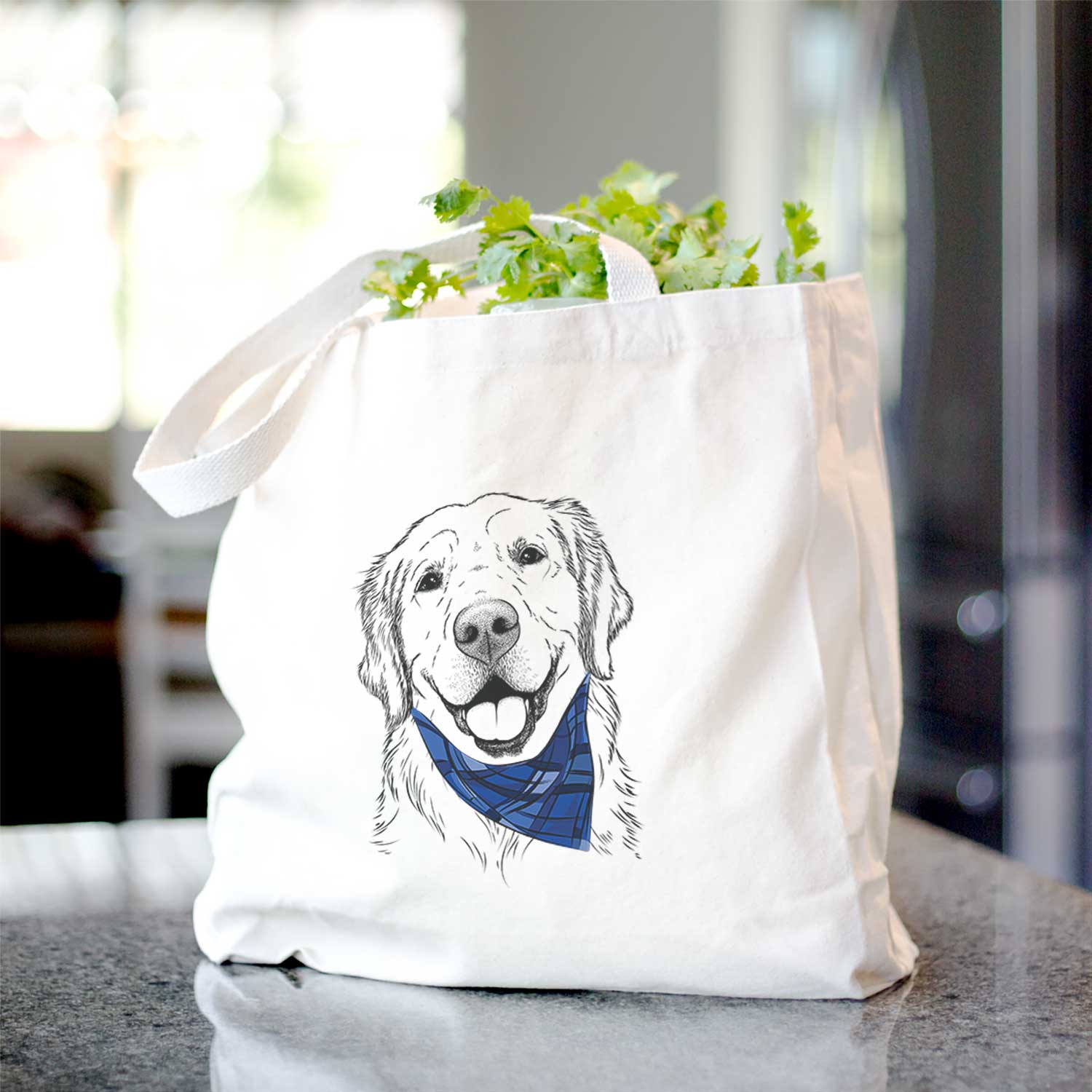 Griffin the Golden Retriever - Tote Bag