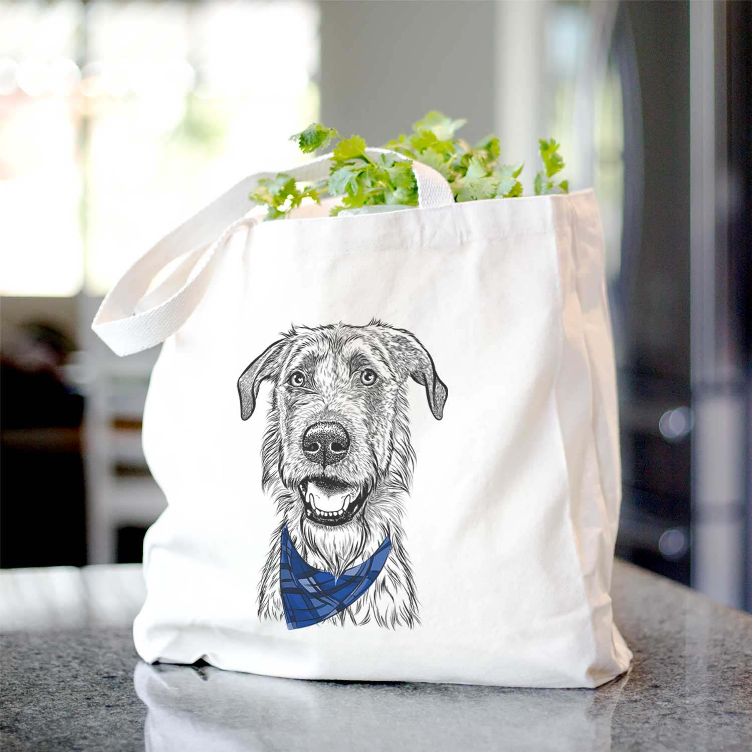 Griffin the Irish Wolfhound - Tote Bag