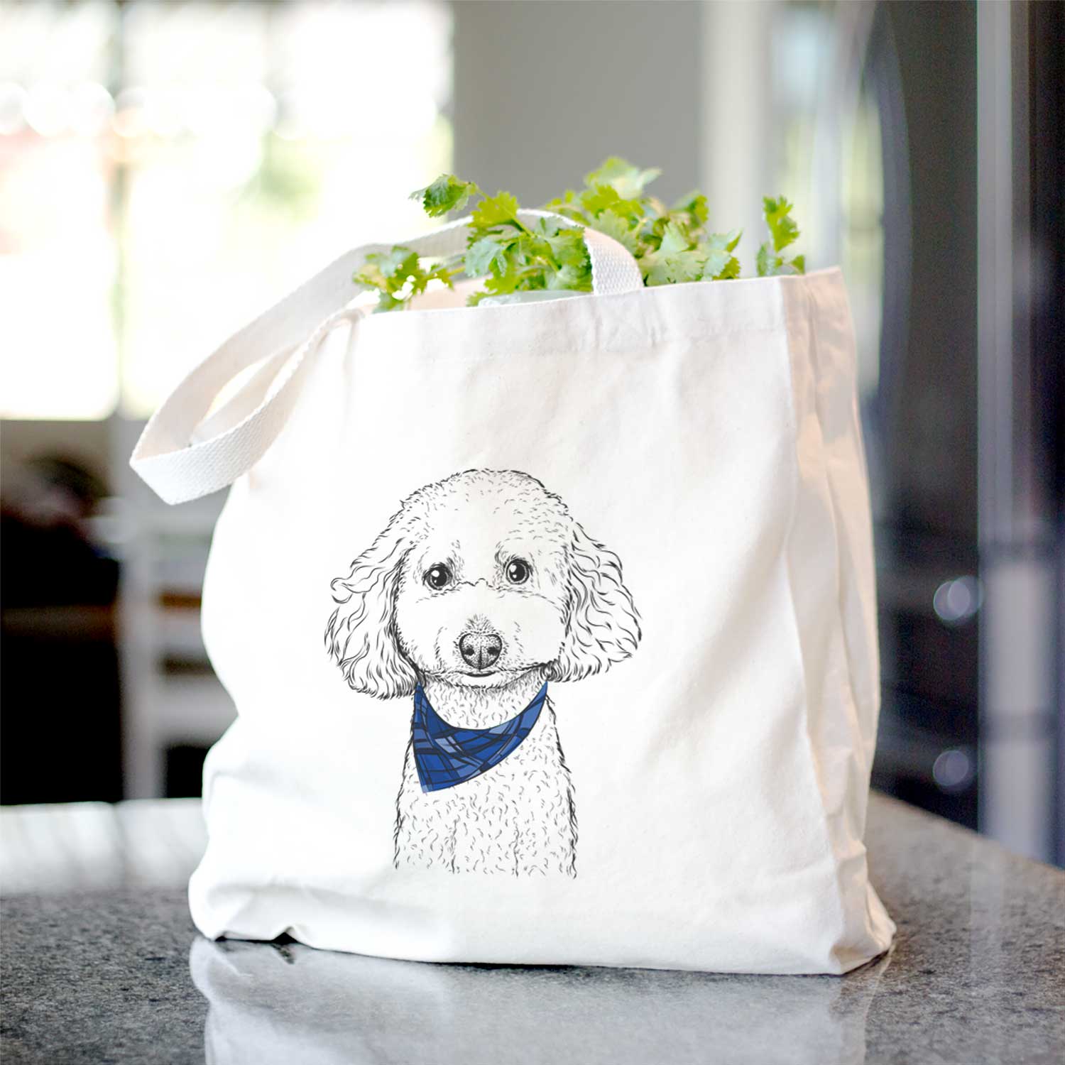 Guinness the Toy Poodle Mix - Tote Bag