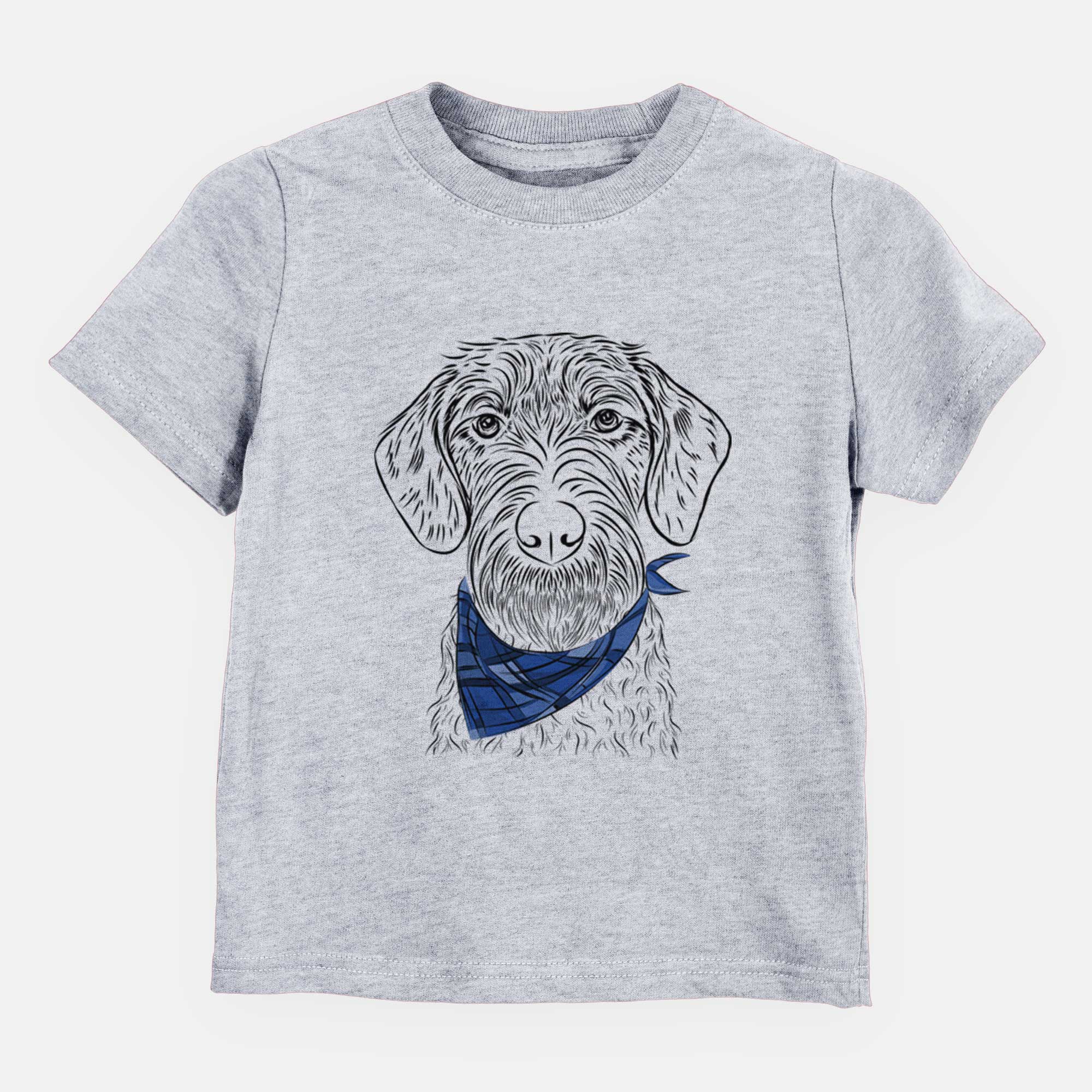 Bandana Gus the German Wirehaired Pointer - Kids/Youth/Toddler Shirt
