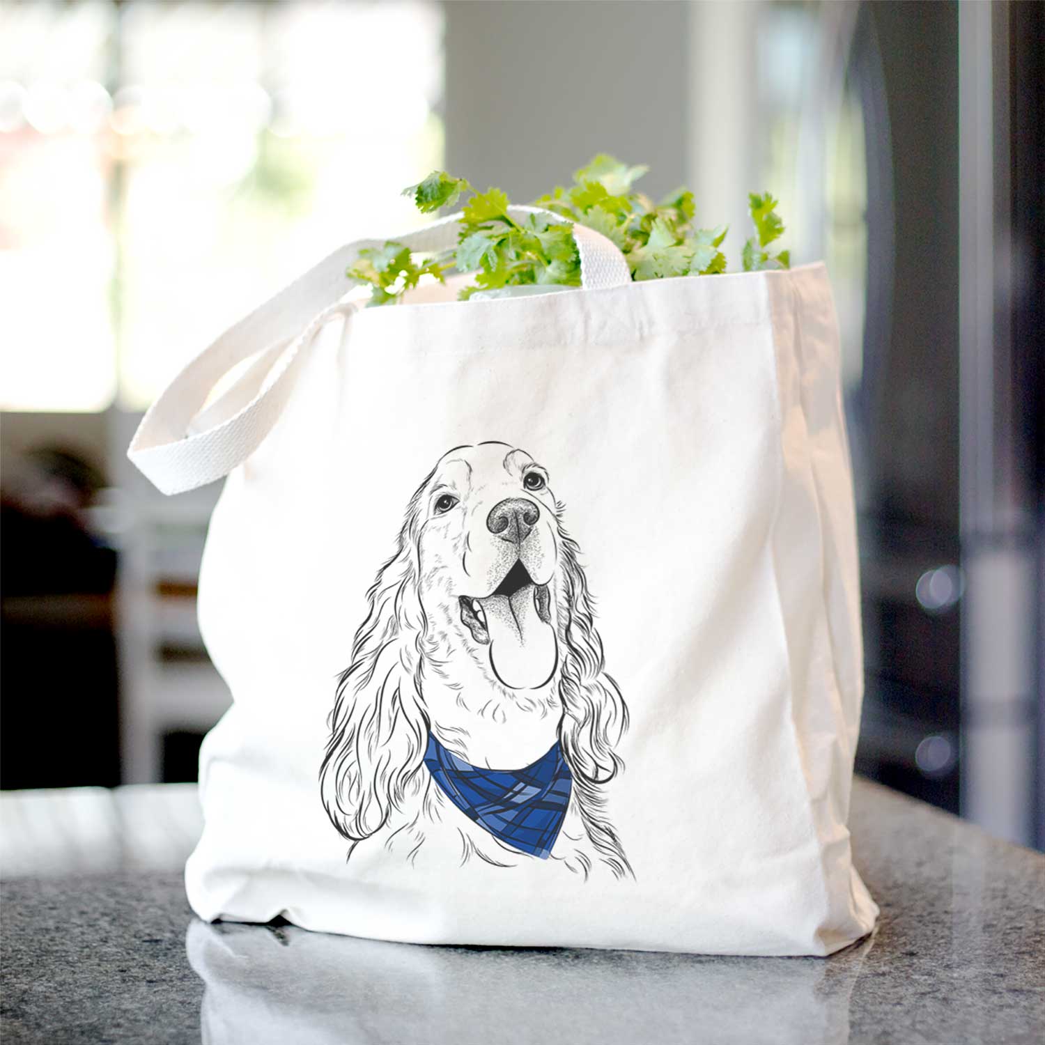 Happy Henry the English Cocker Spaniel - Tote Bag