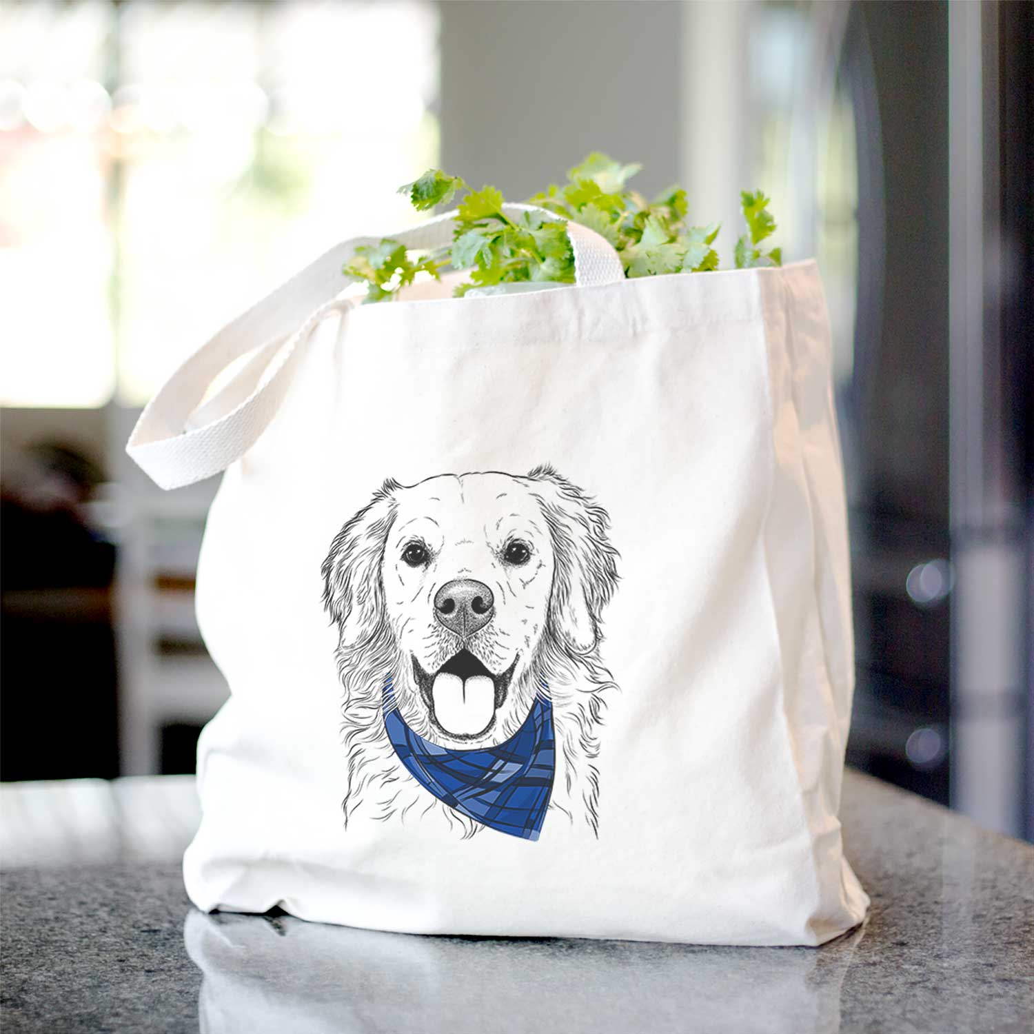 Juniper the Golden Retriever - Tote Bag