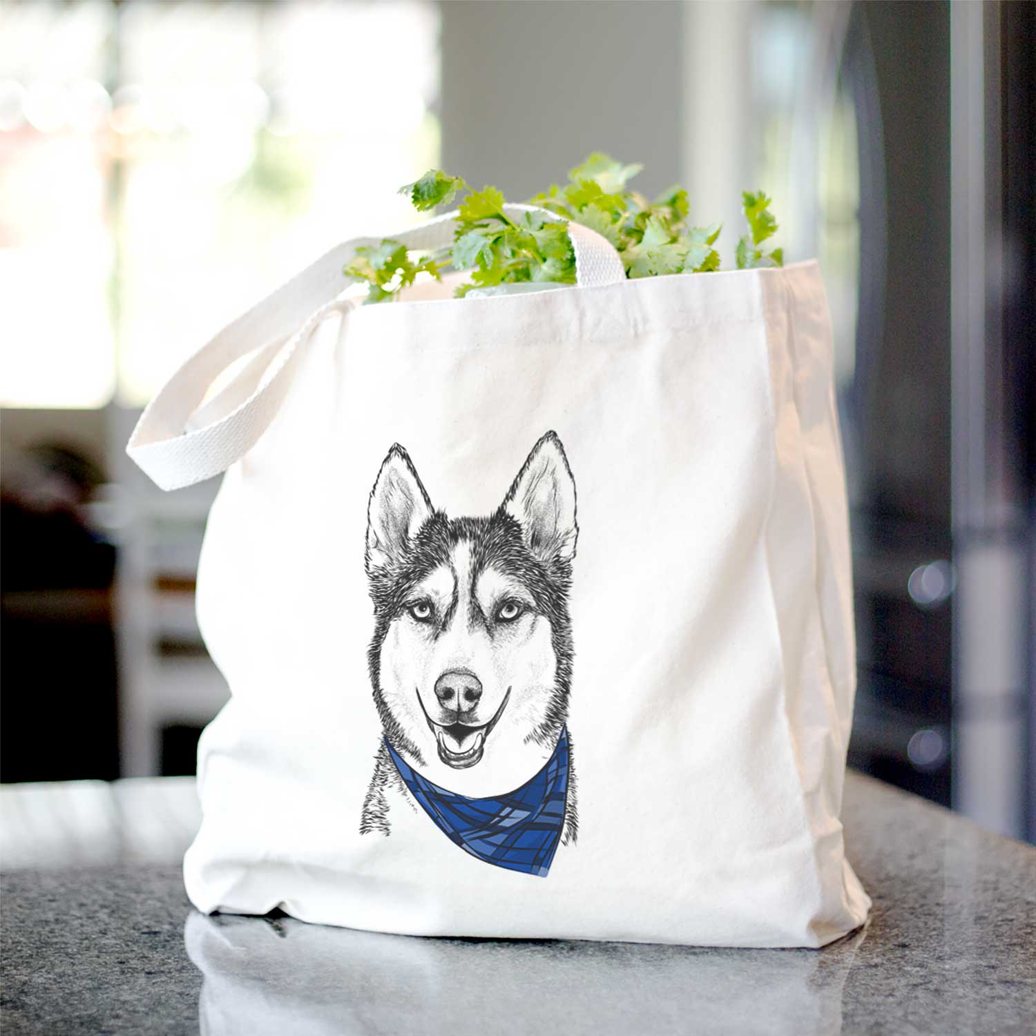 Kira the Siberian Husky - Tote Bag