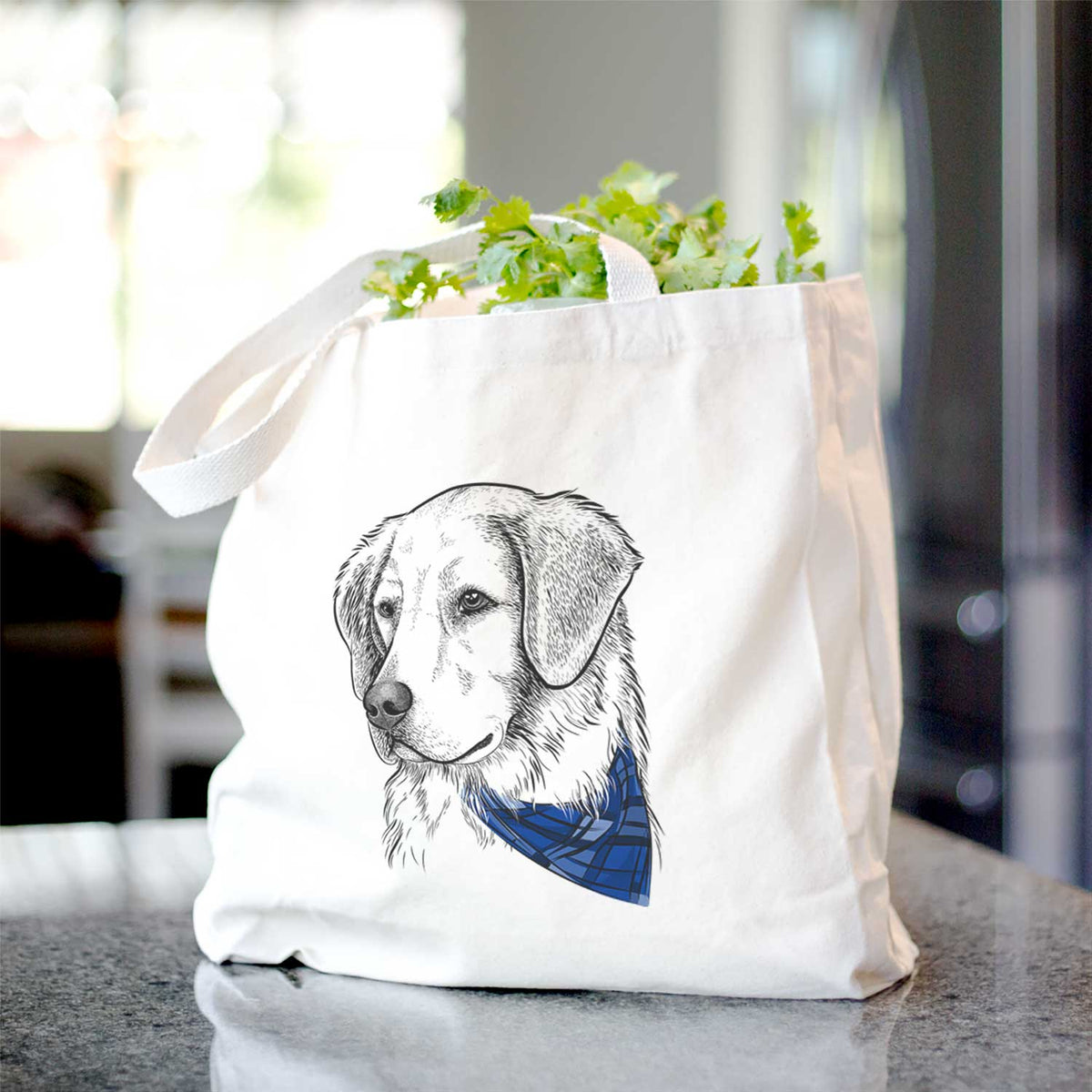 Kula the Golden Retriever - Tote Bag