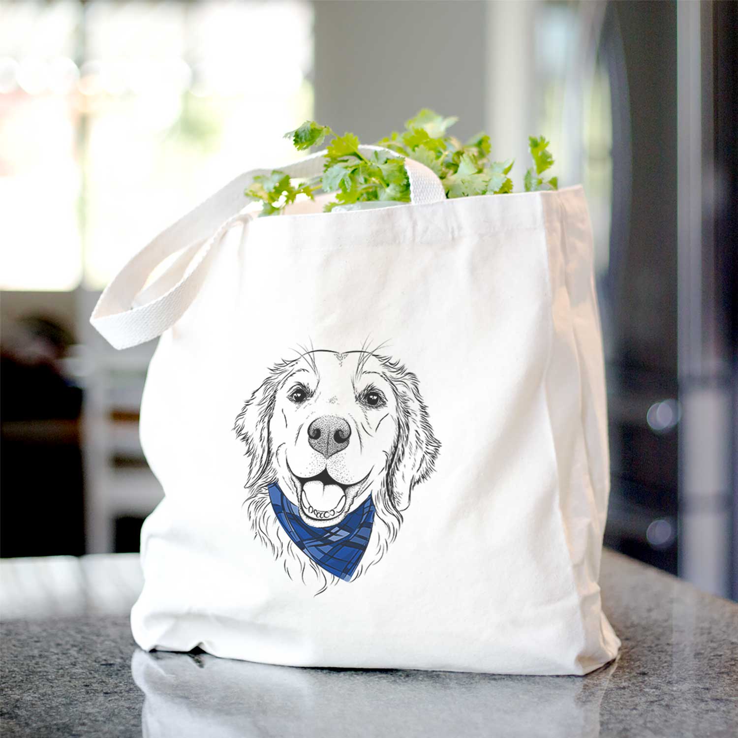 Legend the Golden Retriever - Tote Bag