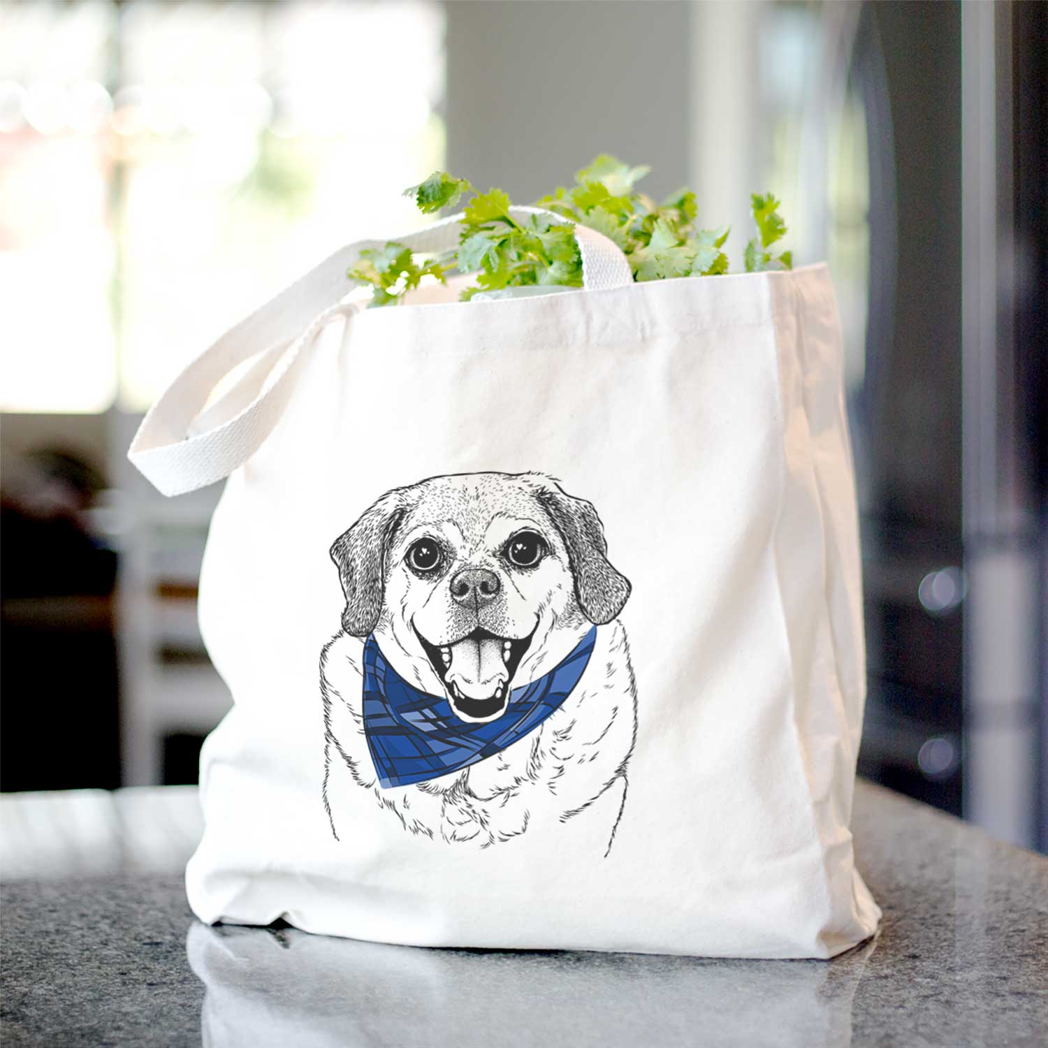 Little Man the Puggle - Tote Bag