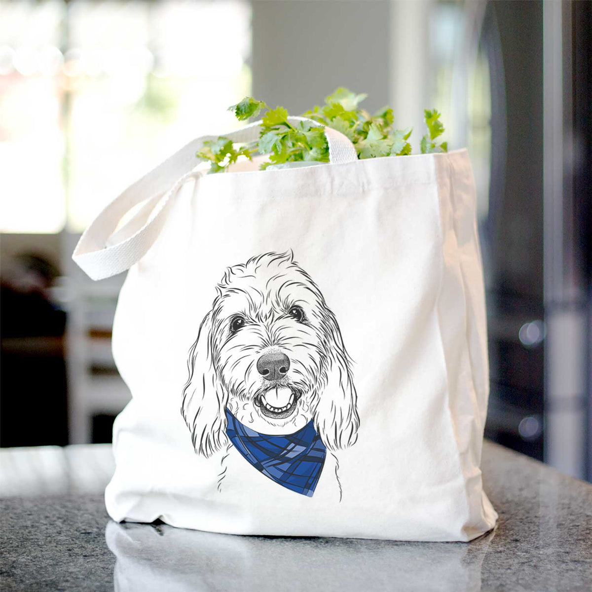 Louie the Coton de Tulear - Tote Bag