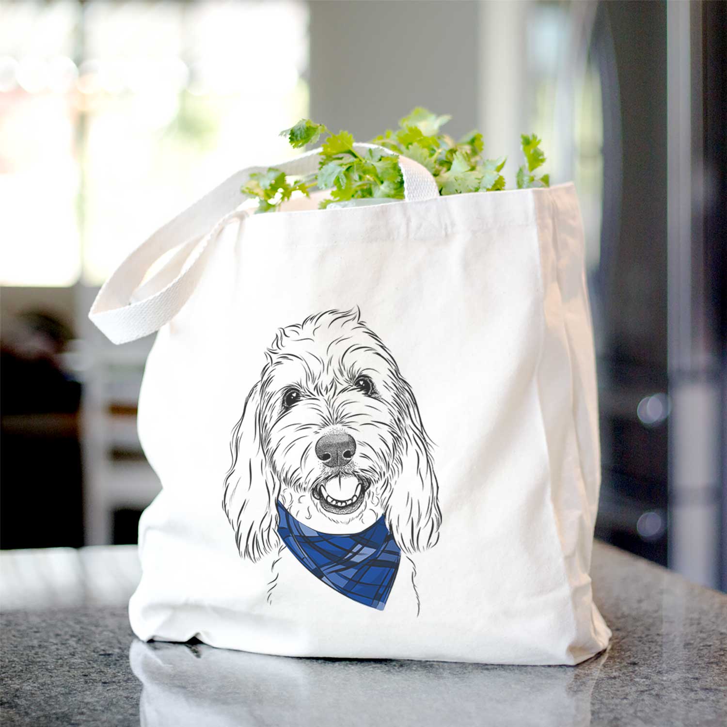 Louie the Coton de Tulear - Tote Bag