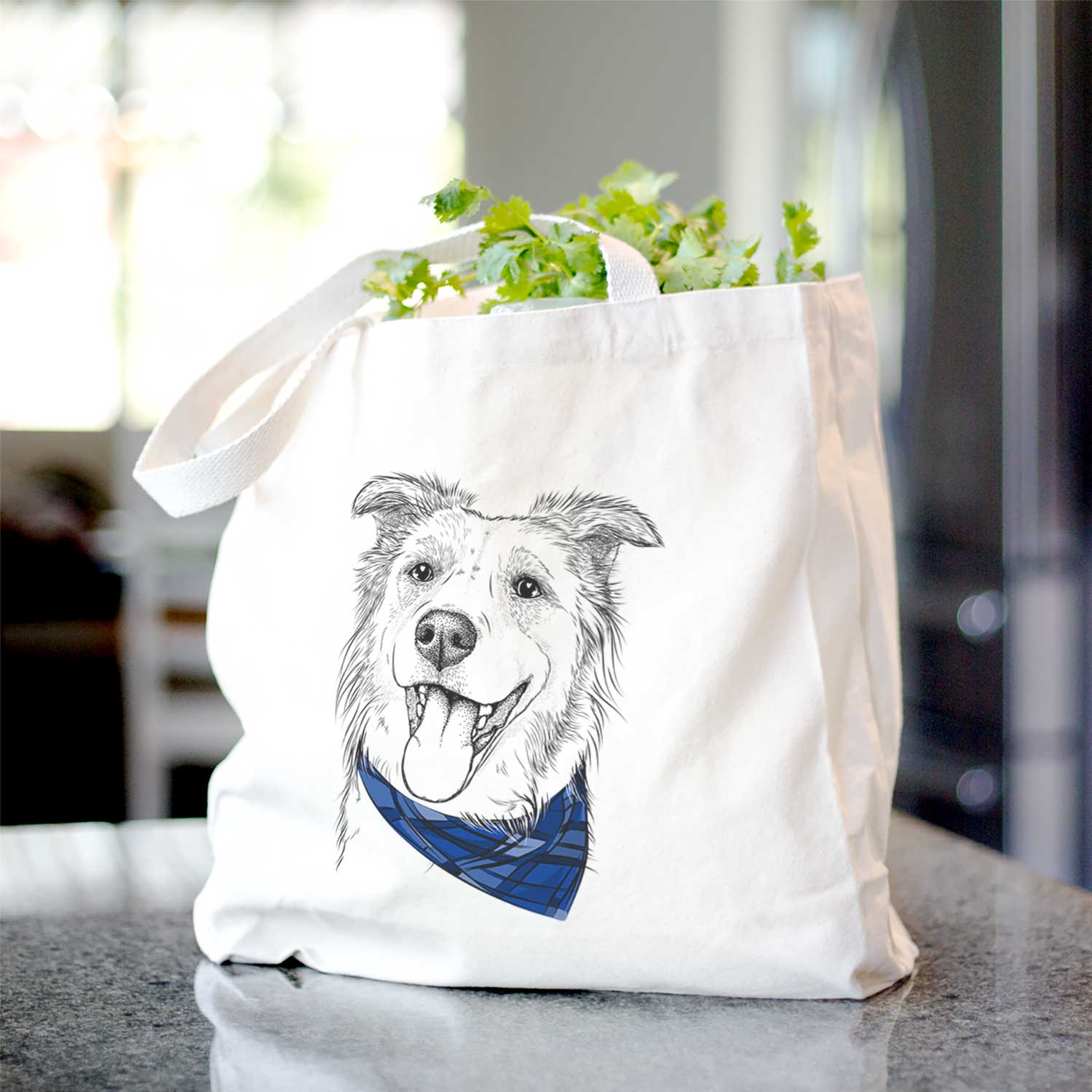 Macaroni the Border Collie - Tote Bag