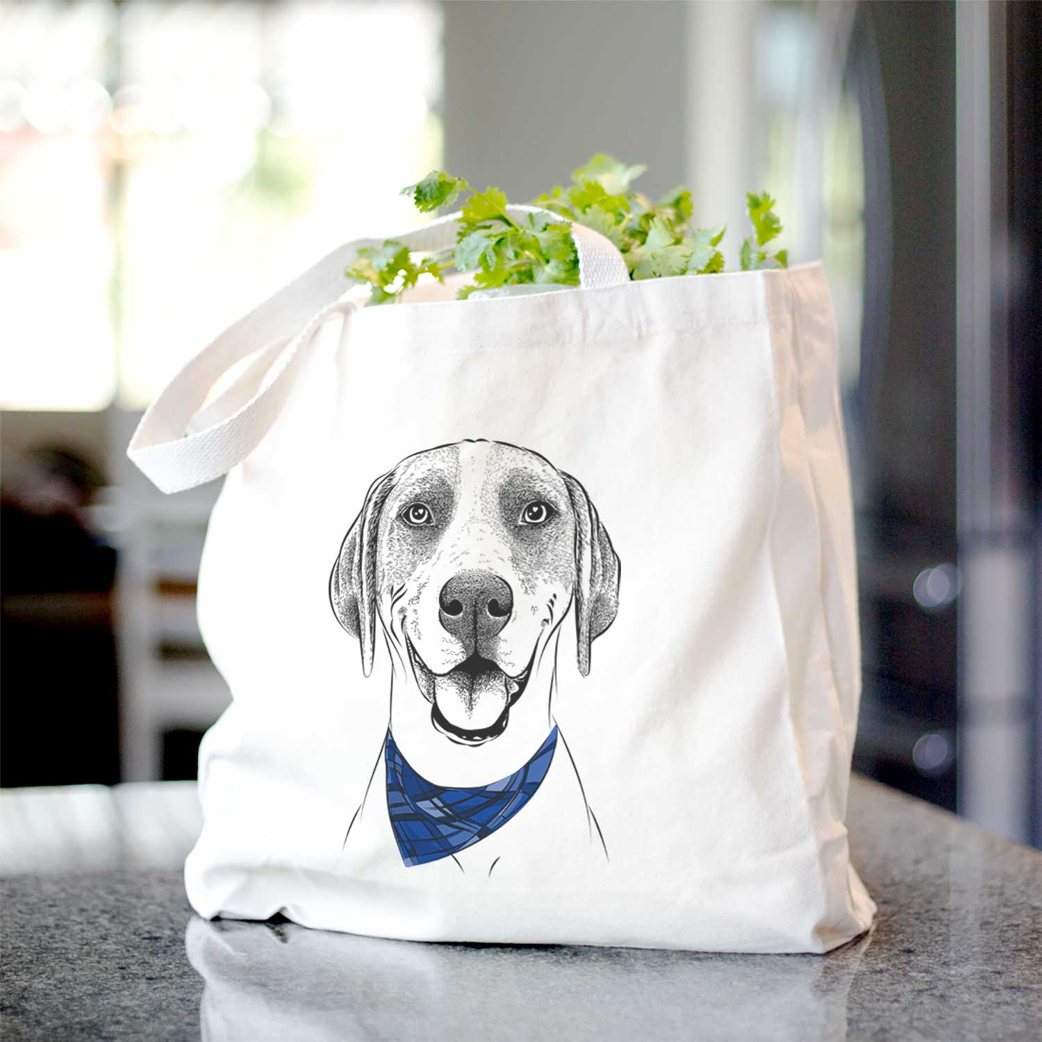 Maggie the Treeing Walker Coonhound - Tote Bag