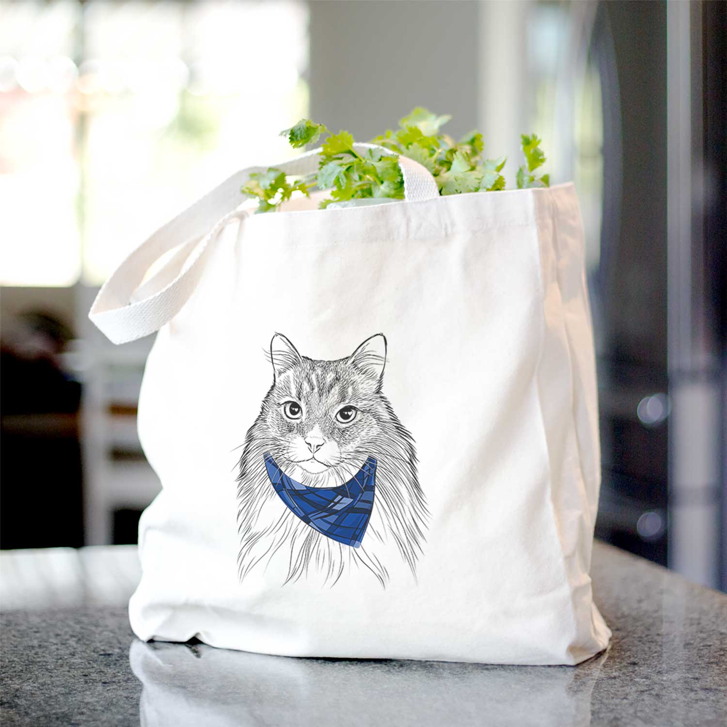 Maks the Siberian Cat - Tote Bag