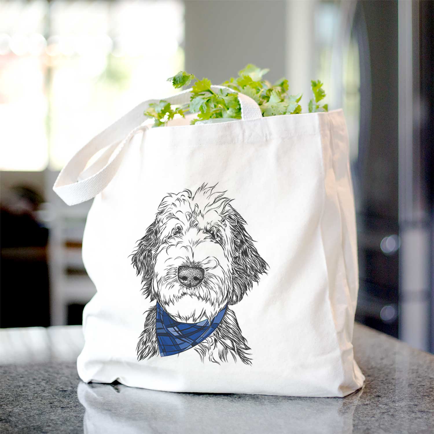 Milo Fluff the Sheepadoodle - Tote Bag