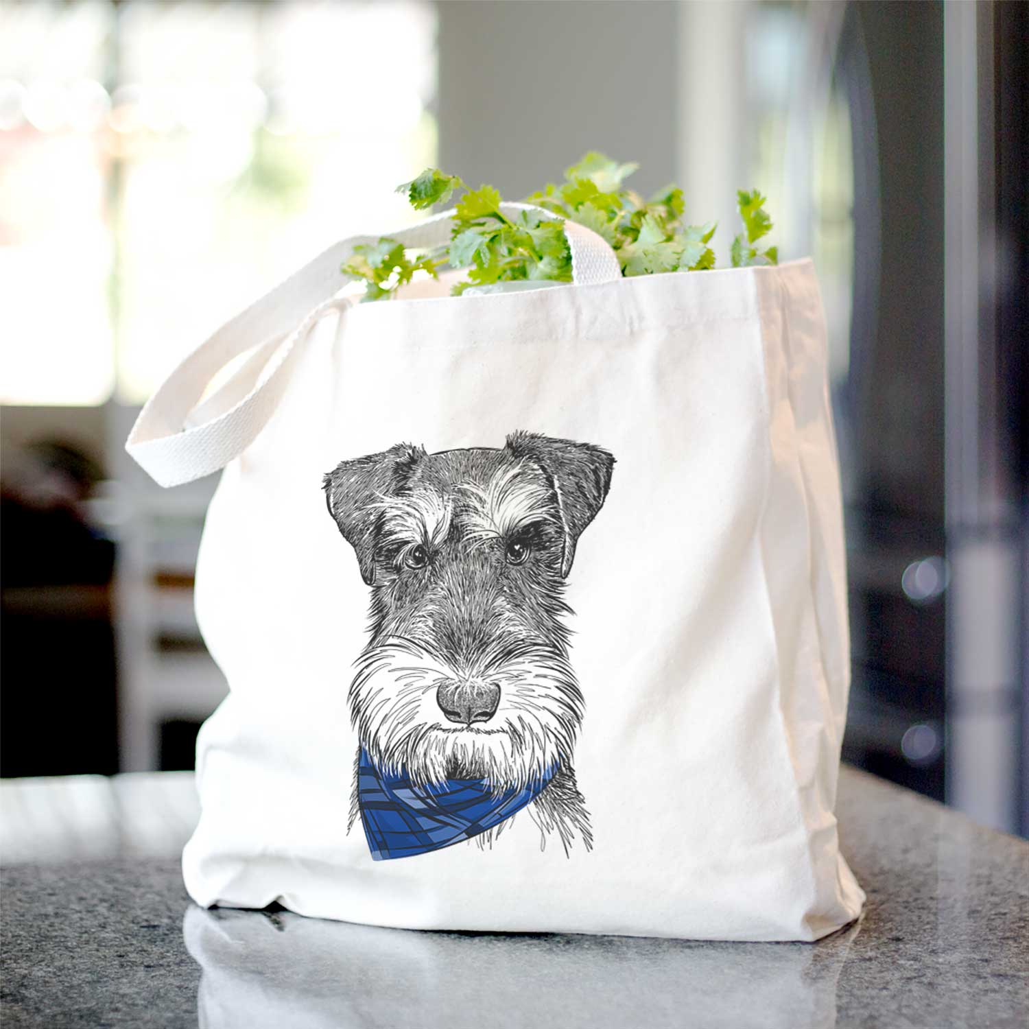 Murphy the Mini Schnauzer - Tote Bag