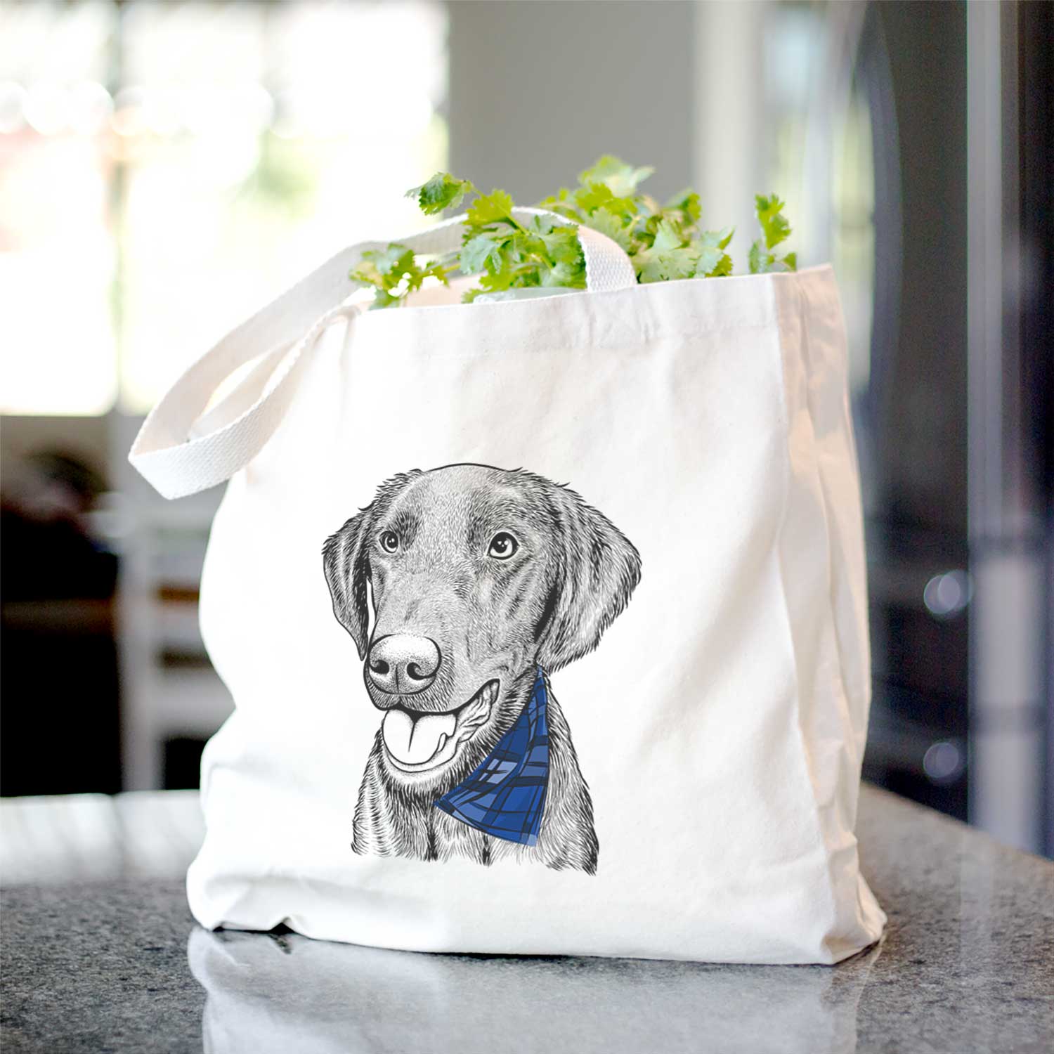 Onyx the Labrador Retriever - Tote Bag