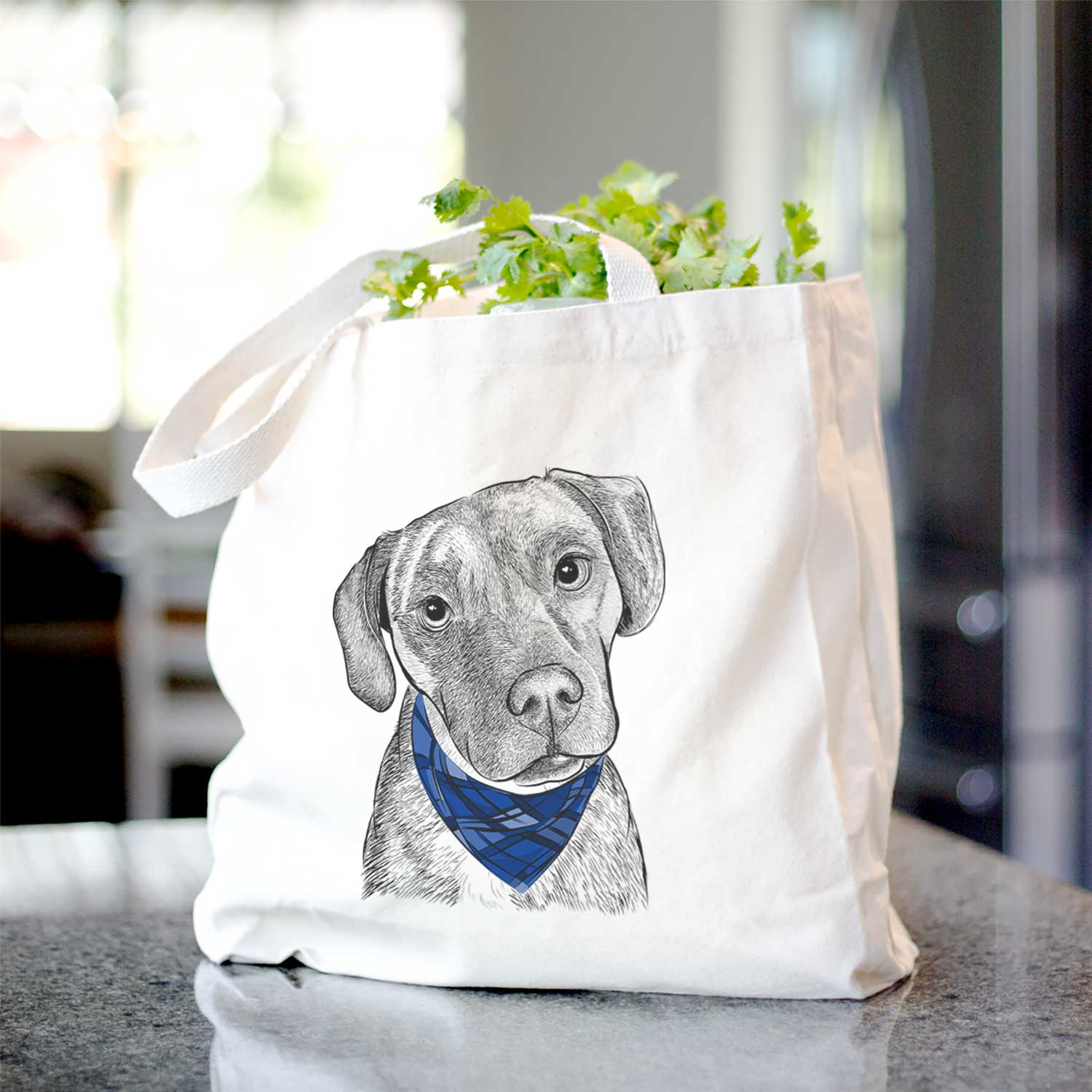 Peyton Manning the Beagle Bulldog Mix - Tote Bag