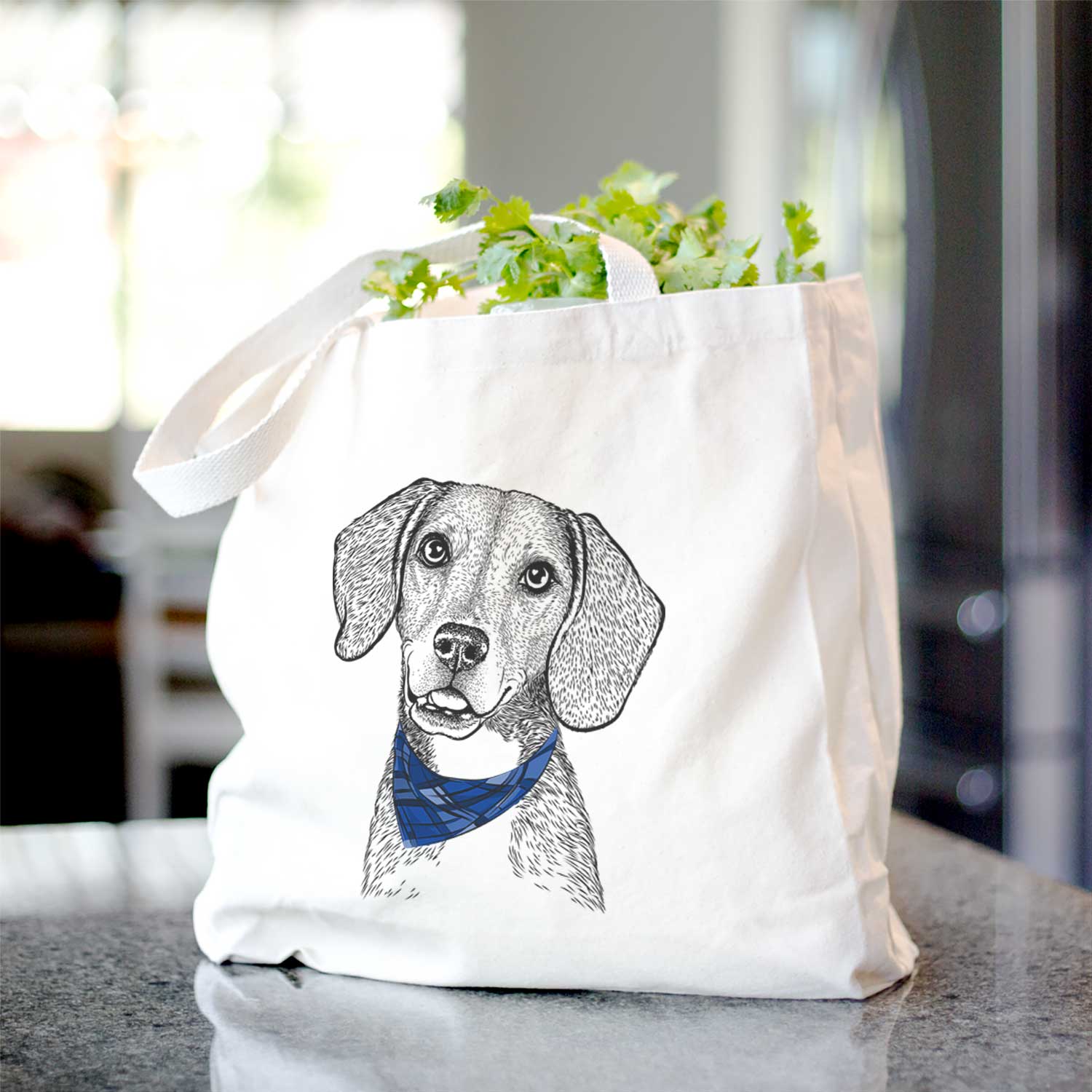Pig the Beagle Mix - Tote Bag