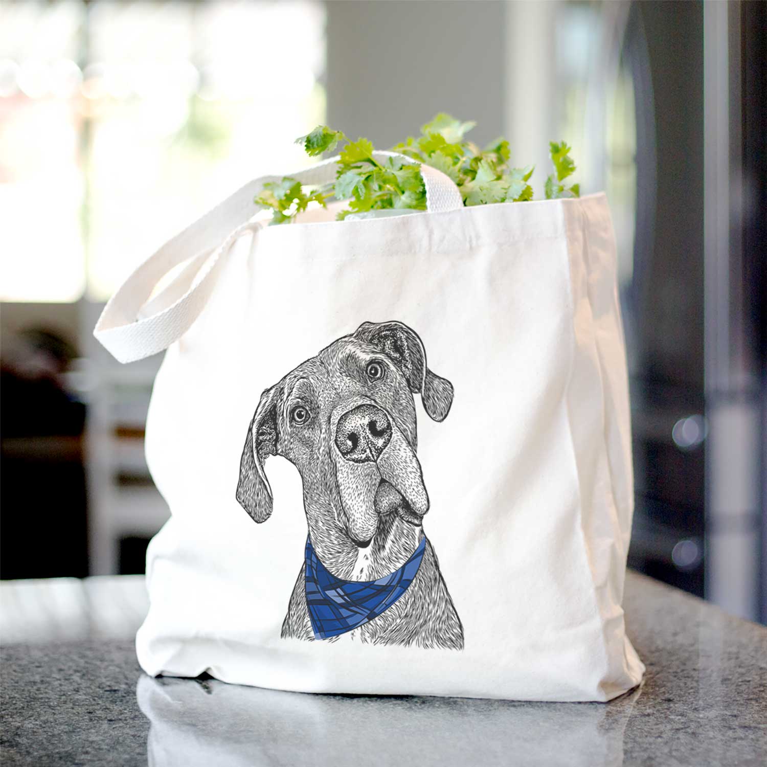 River the Great Dane - Tote Bag