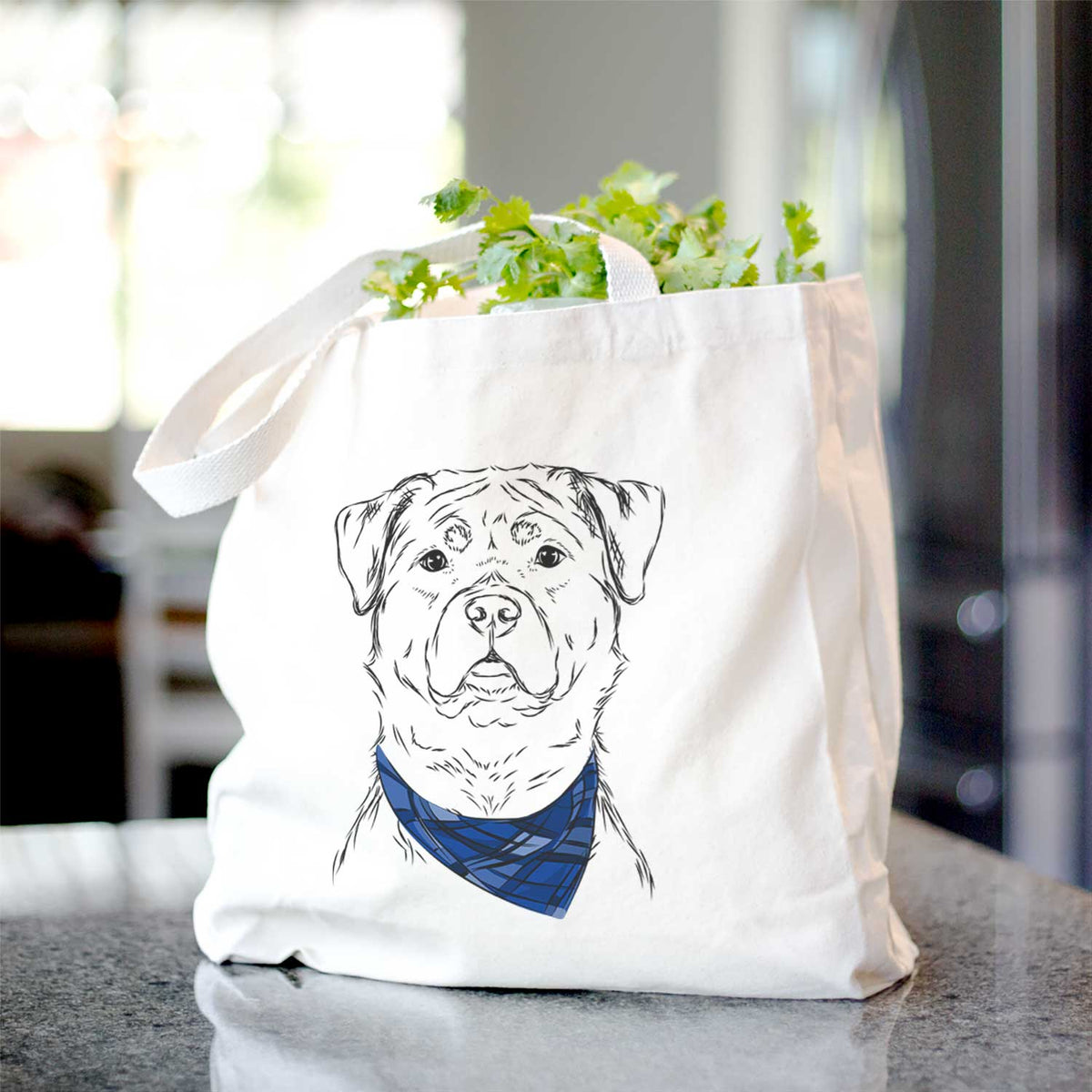 Rocky the Rottweiler - Tote Bag
