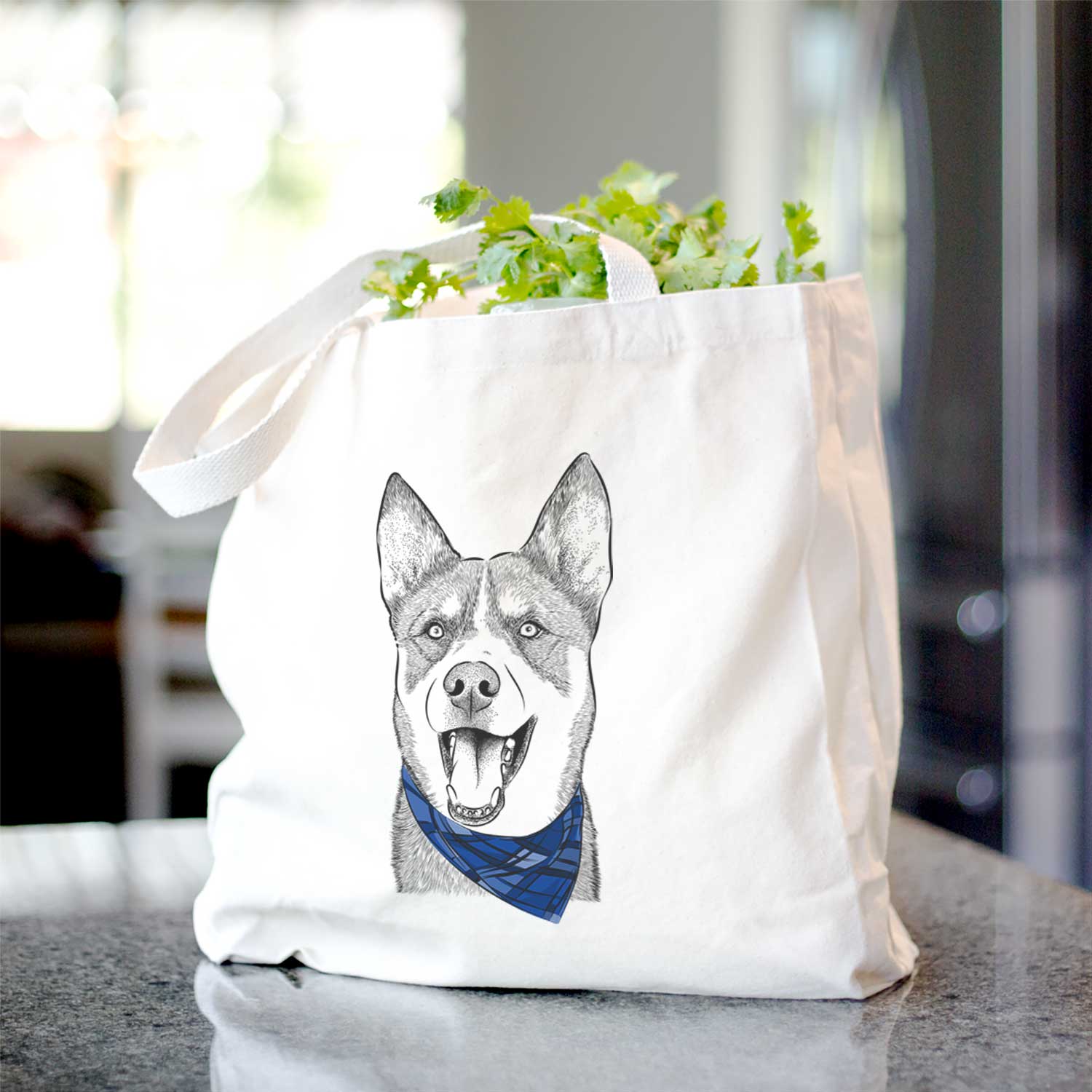 Roux the Siberian Husky - Tote Bag