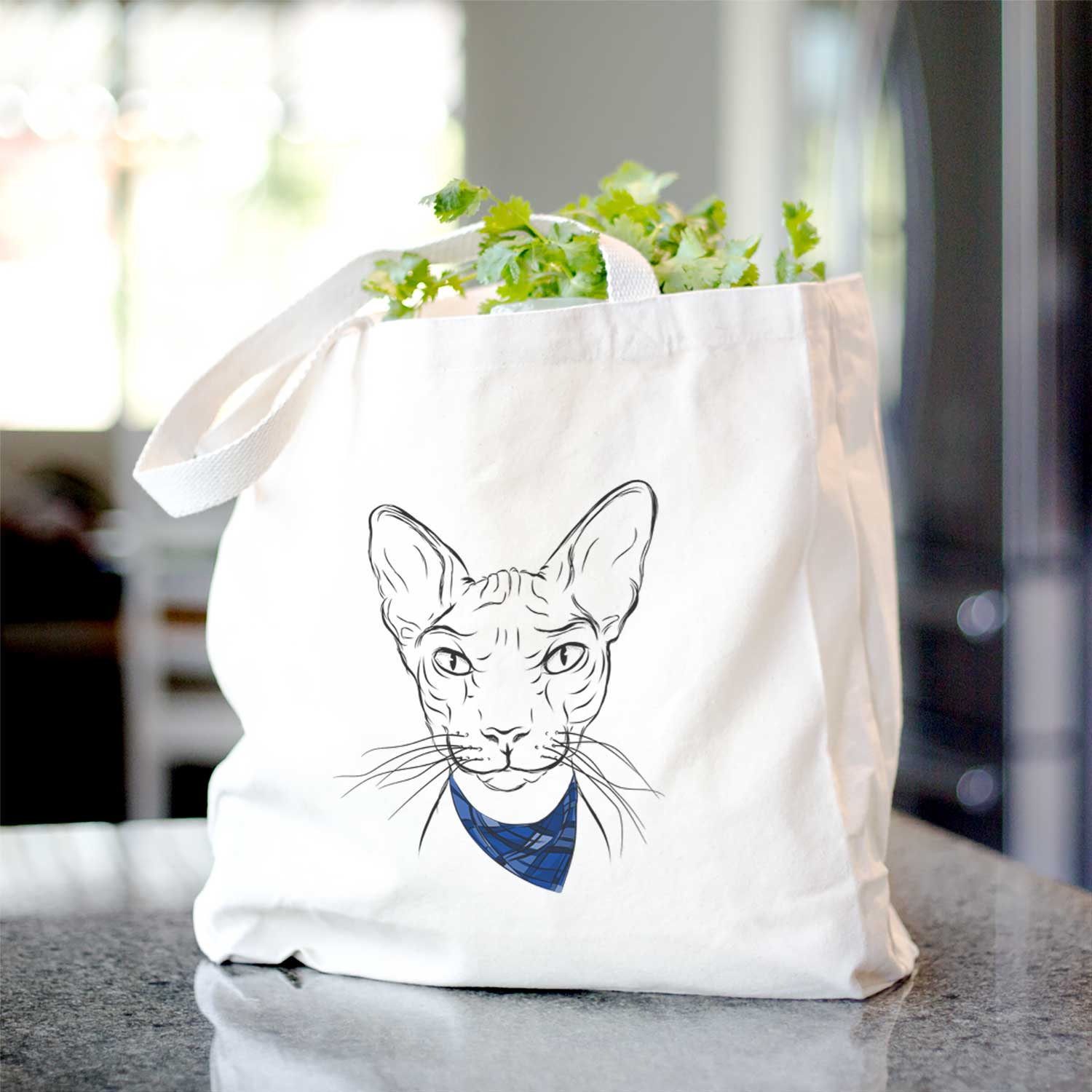 Sammy the Spinx Cat - Tote Bag