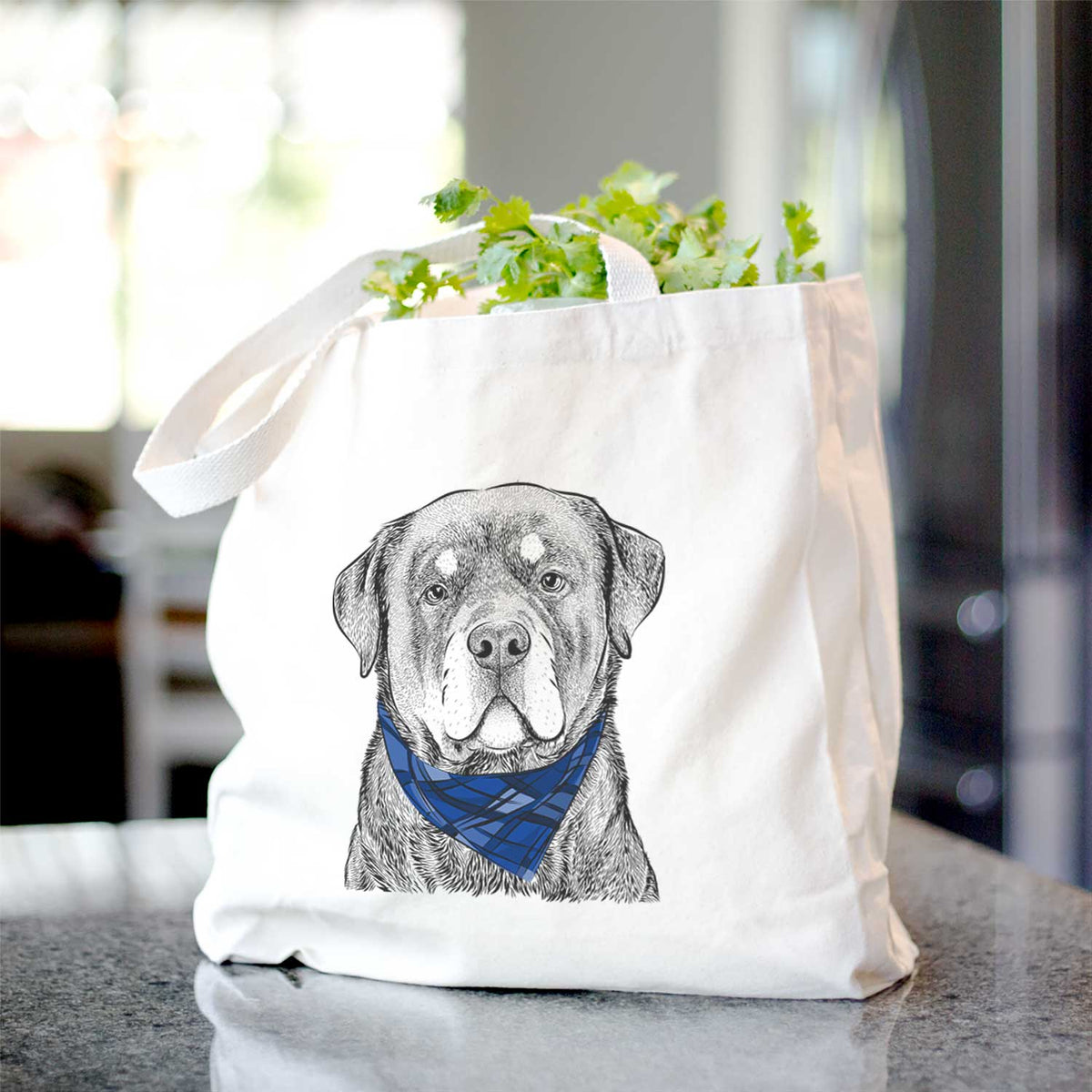 Sarge the Rottweiler - Tote Bag