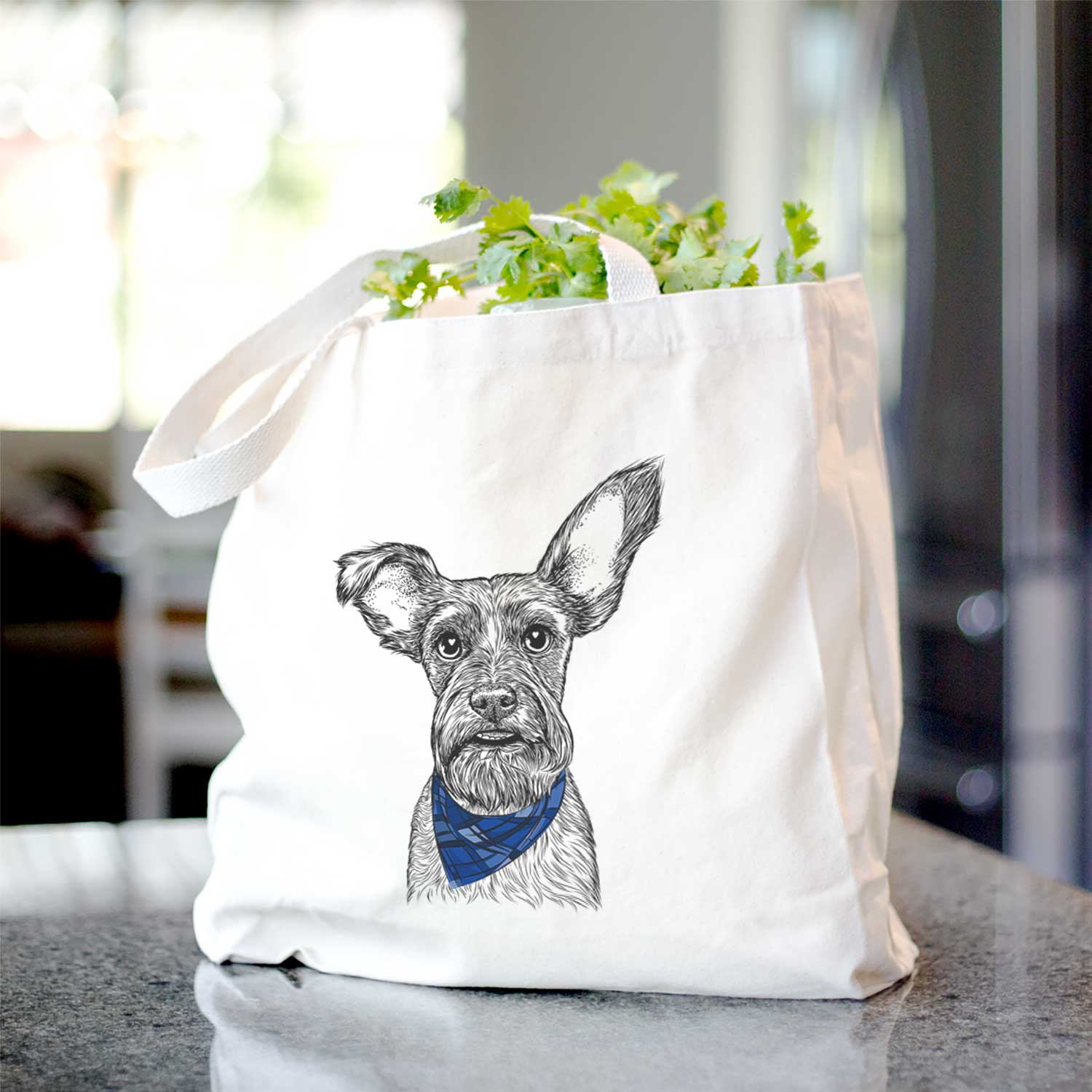 Sawyer the Snorkie - Tote Bag