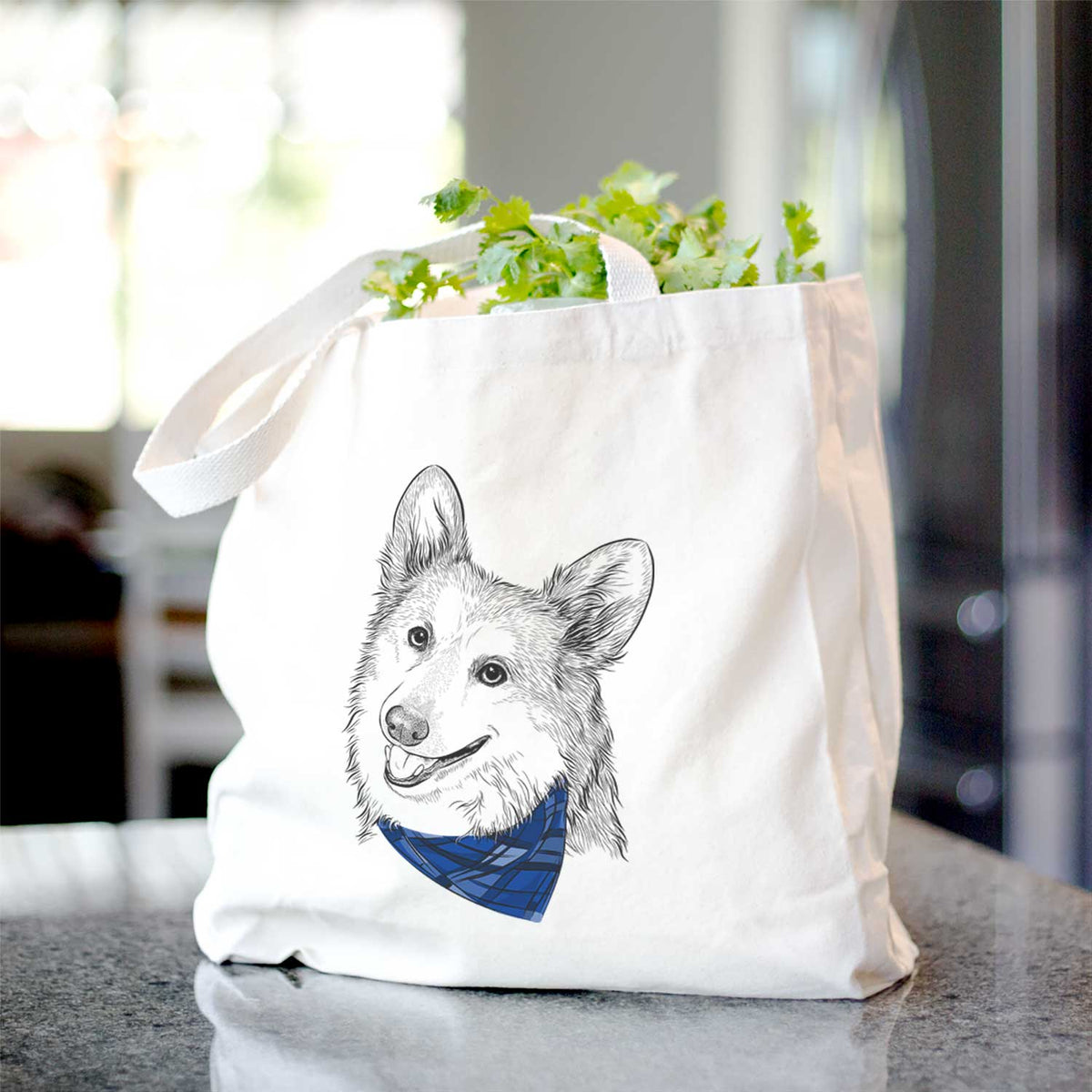 Scout the Pembroke Welsh Corgi - Tote Bag