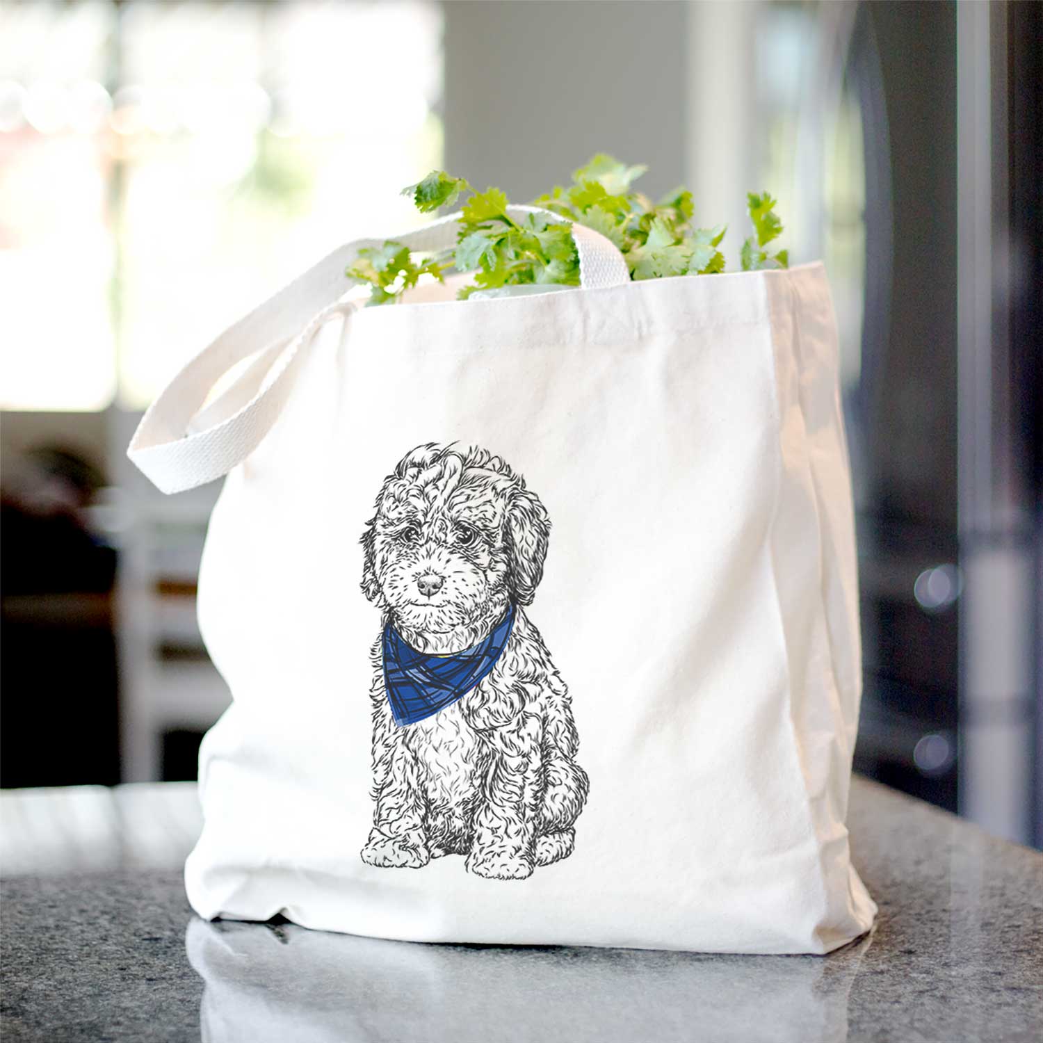 Sweet Tea the Mini Doodle - Tote Bag