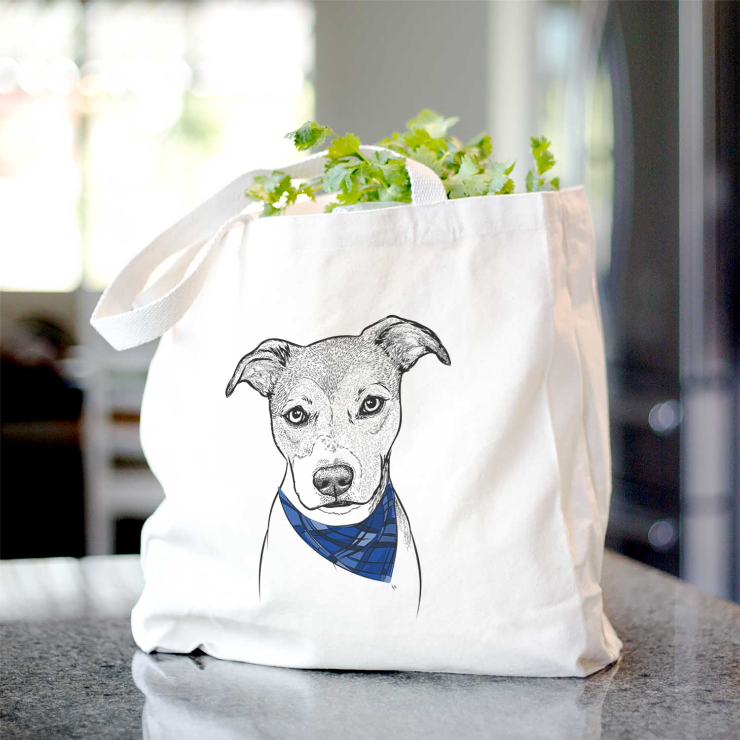 Tula the American Staffordshire Terrier Heeler Mix - Tote Bag