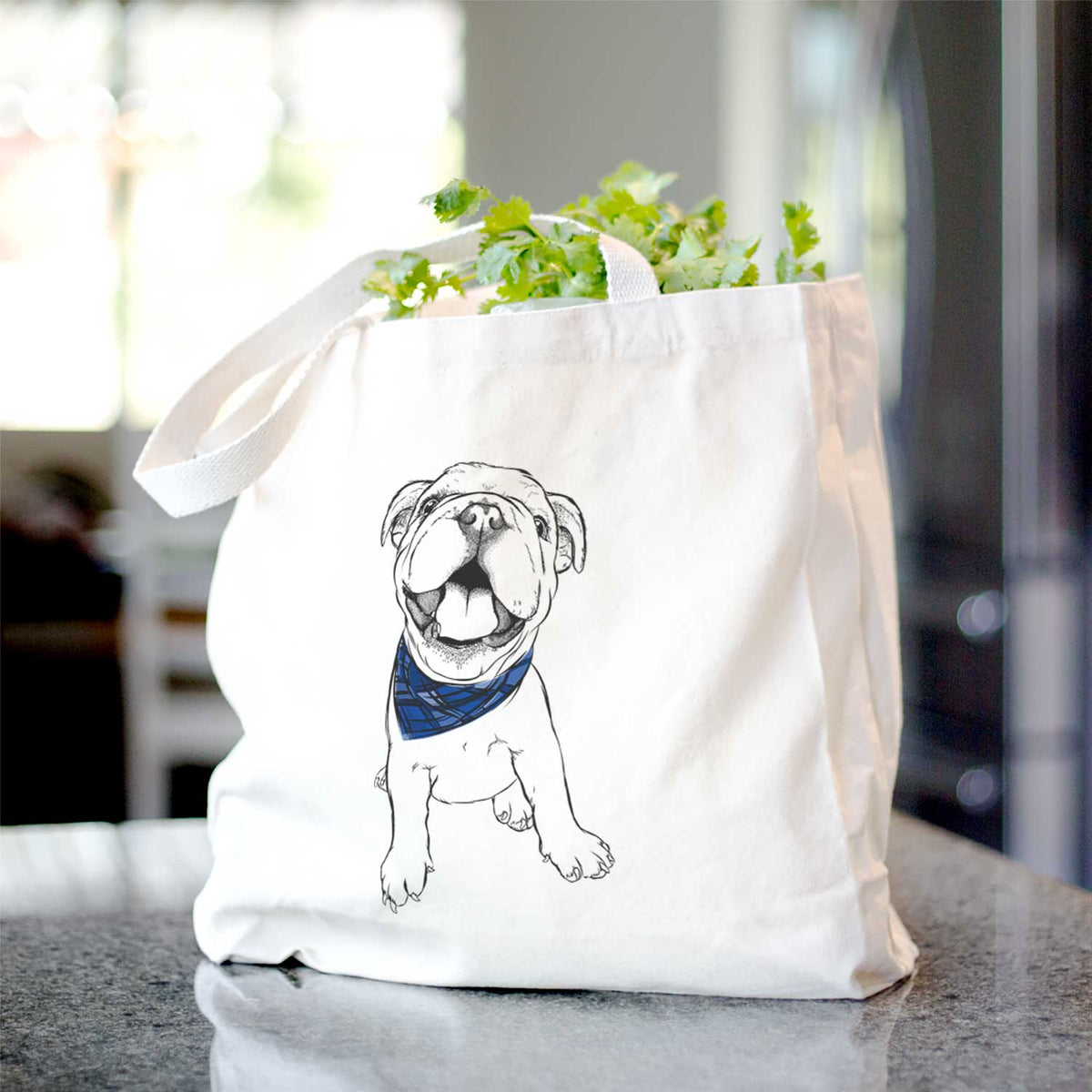 Tyke the English Bulldog - Tote Bag