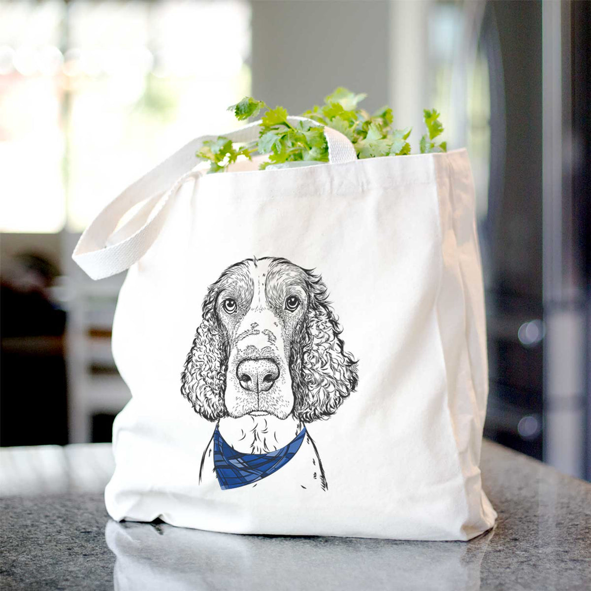 Wilbur the English Springer Spaniel - Tote Bag