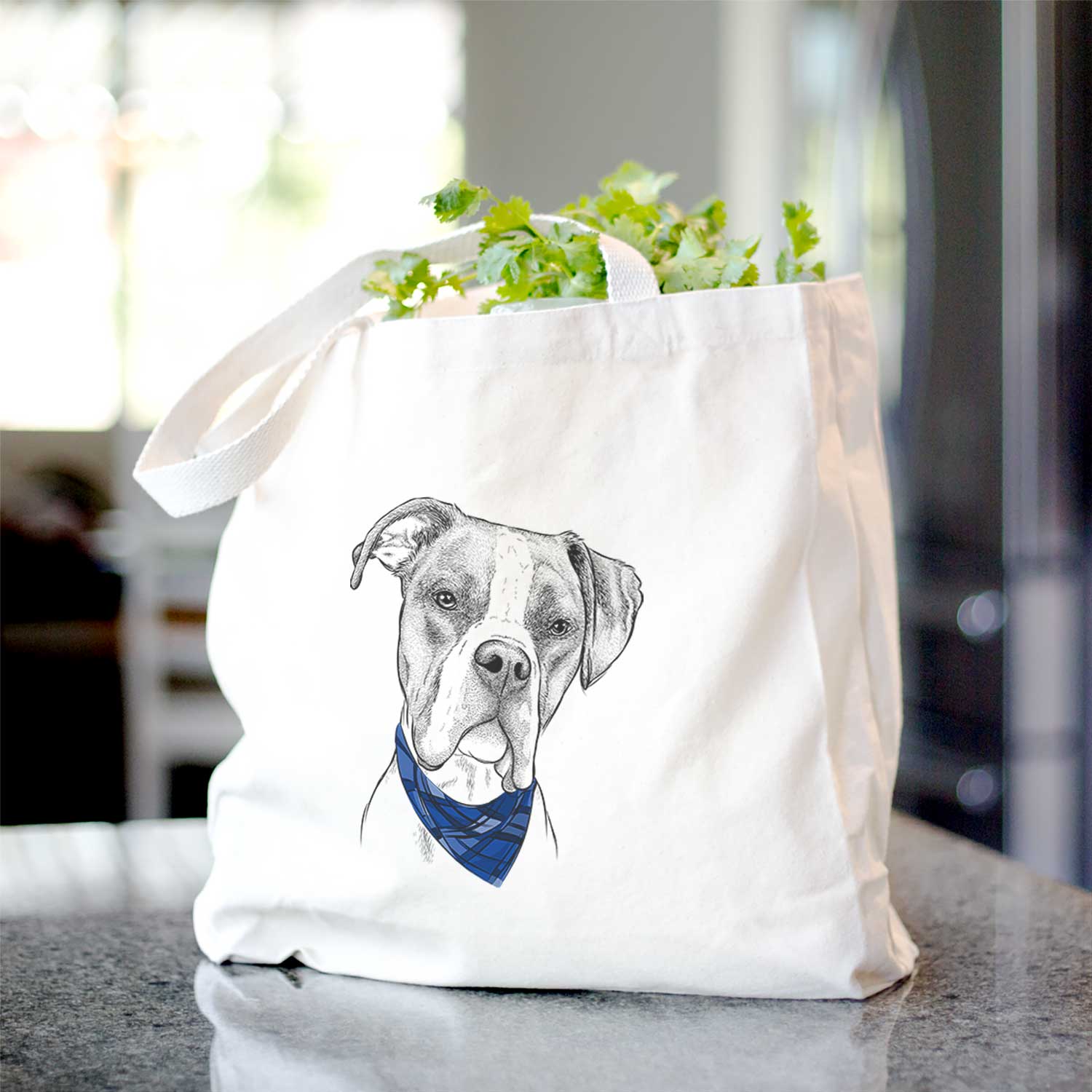 Winston the Boxer - Tote Bag