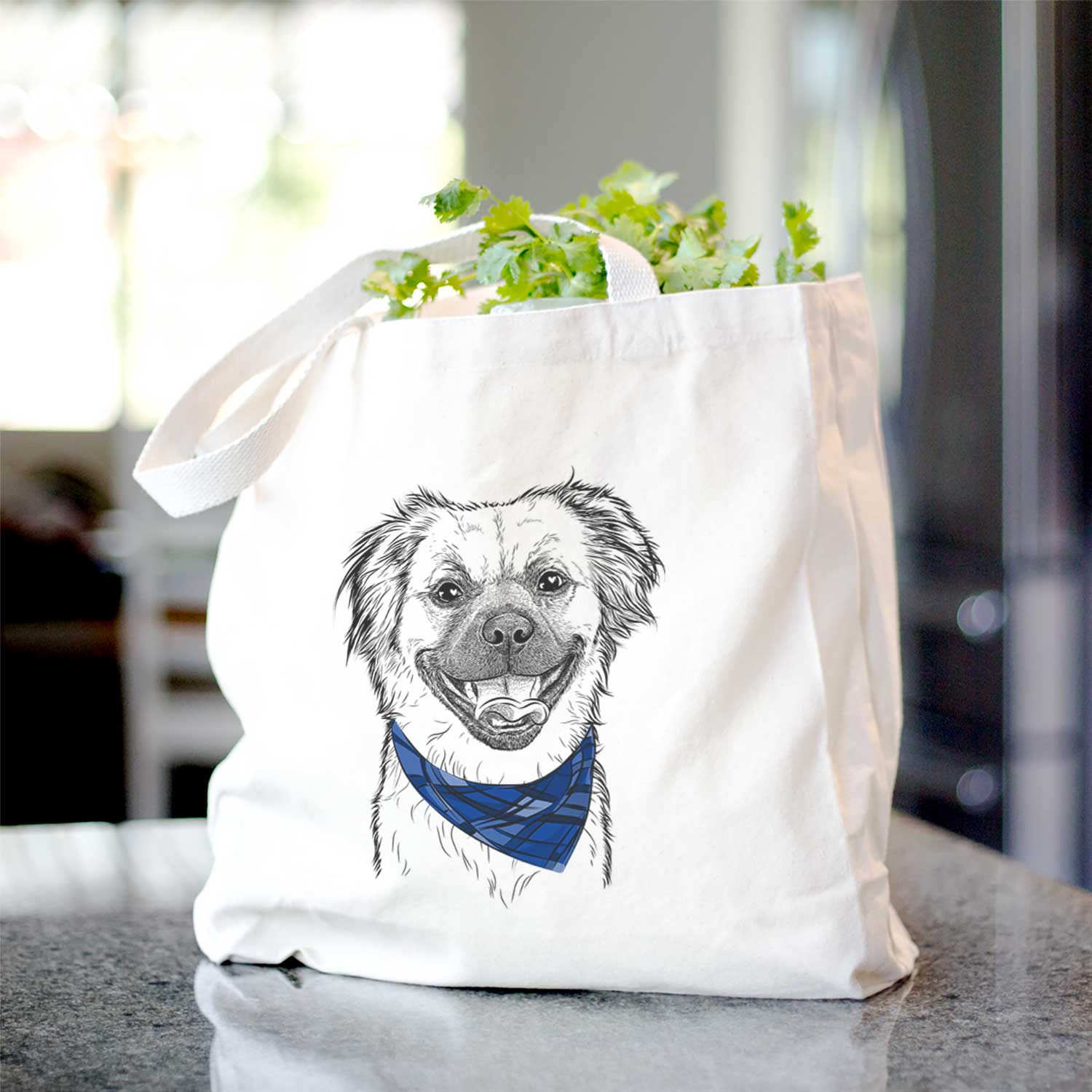 Zuri the Spaniel Mix - Tote Bag