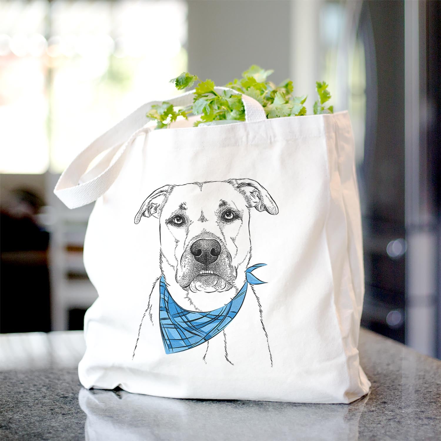 Abby the Boxer Beagle Mix - Tote Bag