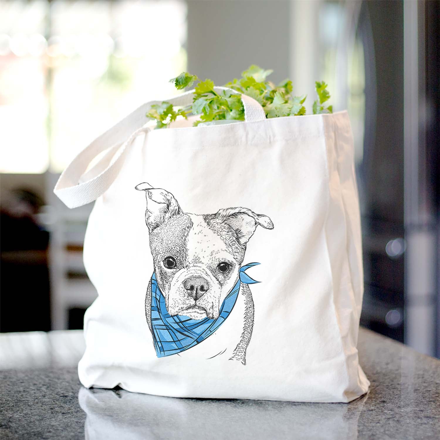 Bandit the Boston Terrier - Tote Bag