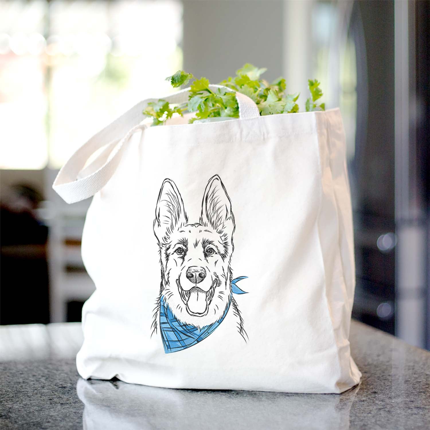 Brutus the German Shepherd - Tote Bag