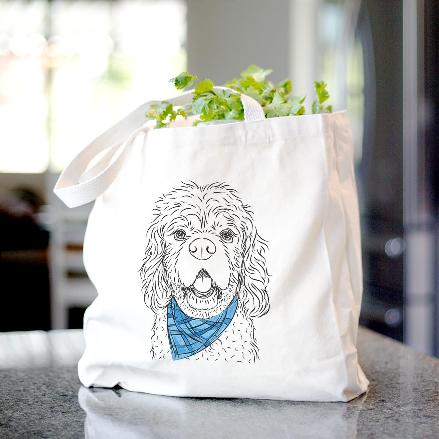 Casey the American Cocker Spaniel - Tote Bag