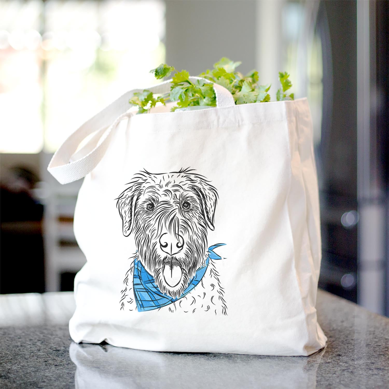 Chester the Soft Coated Wheaten Terrier - Tote Bag