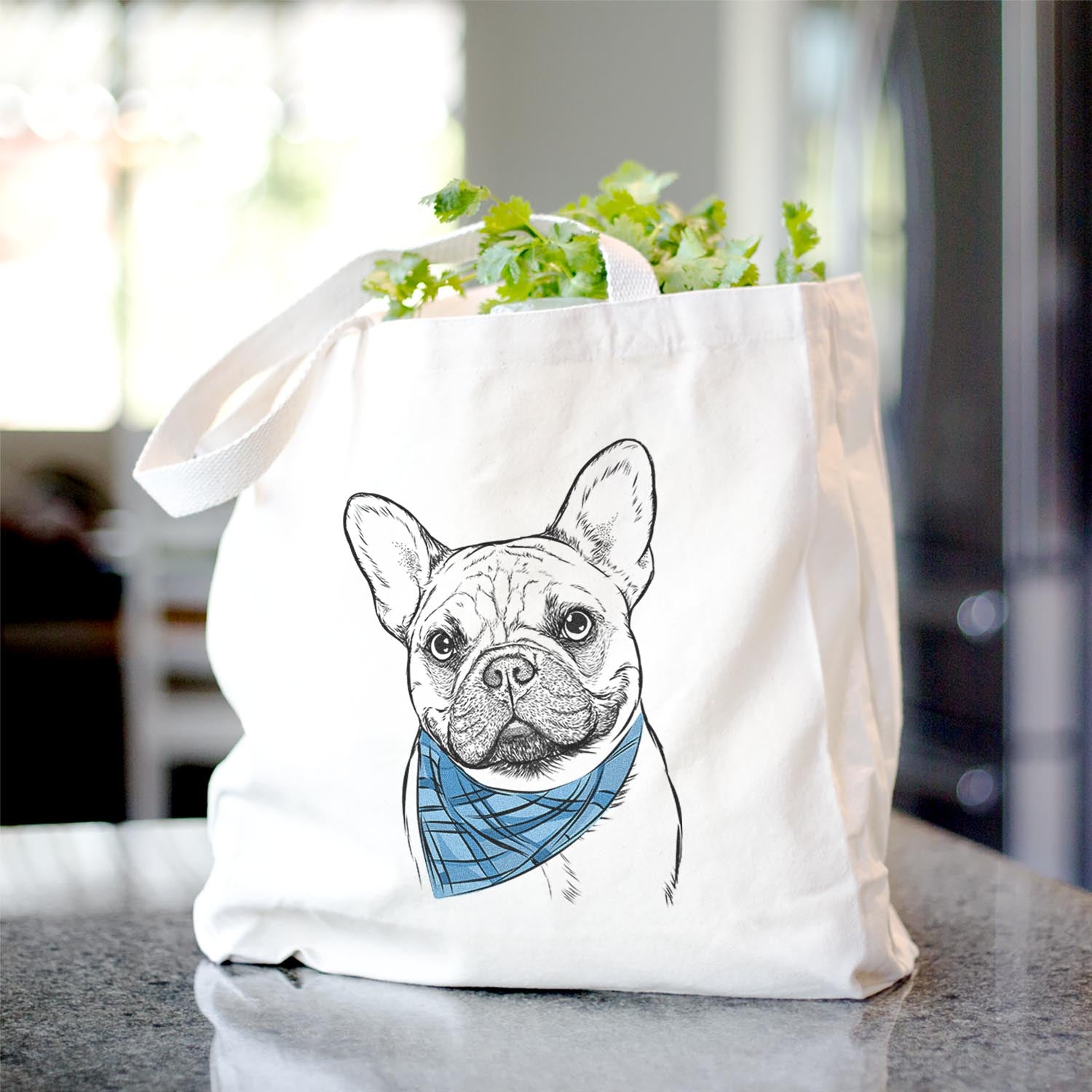 Chew Chew the French Bulldog - Tote Bag