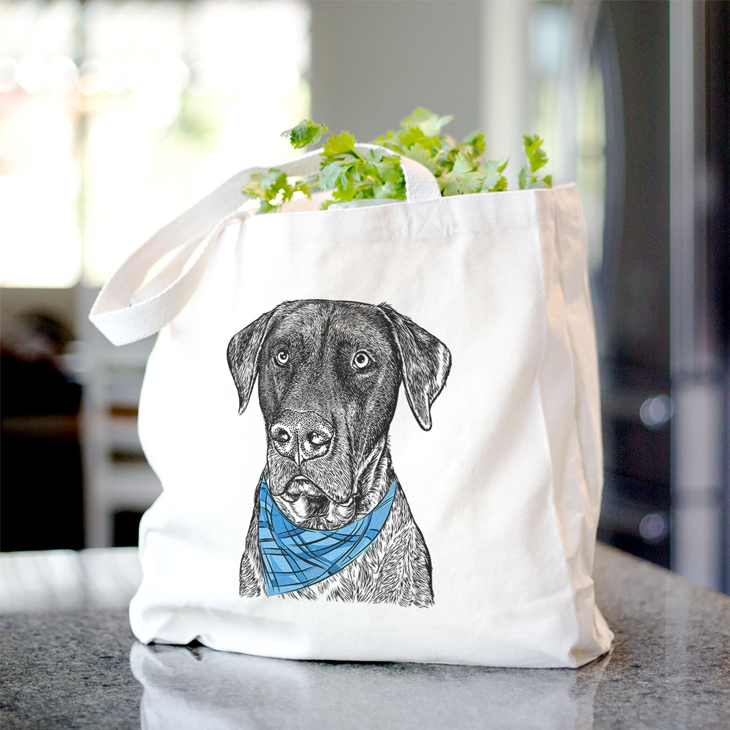 David the Boxador - Tote Bag