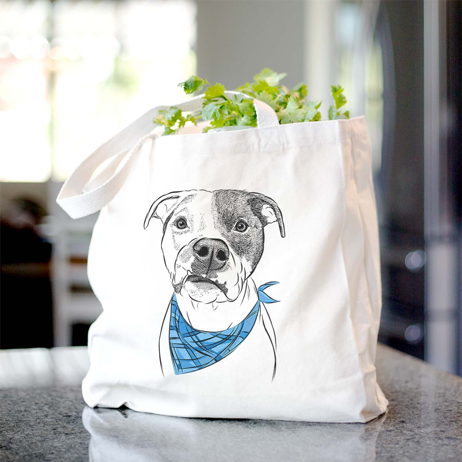 Dexter the Pitbull - Tote Bag