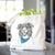 Dizzy the Border Collie - Tote Bag