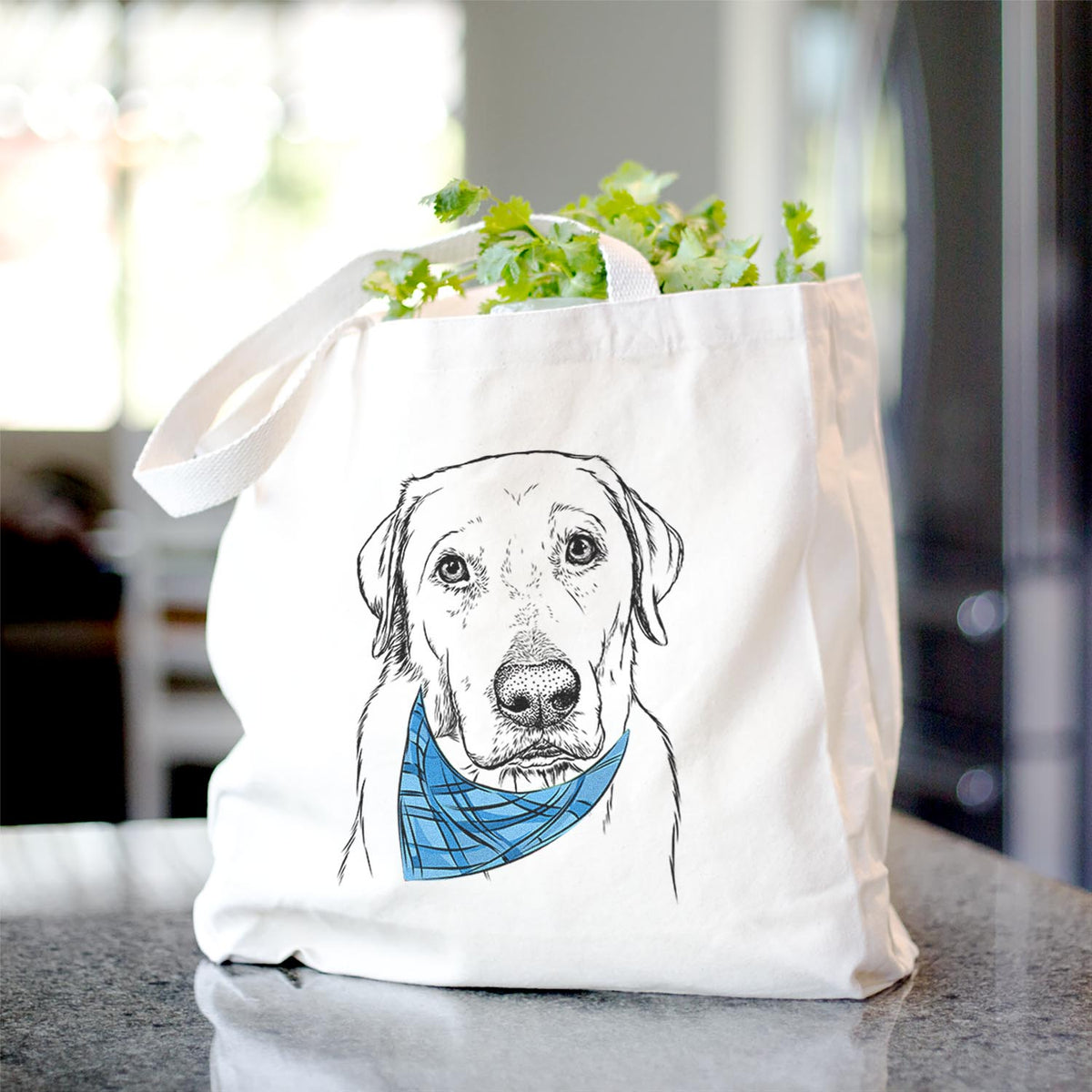 Duke the Yellow Lab - Tote Bag
