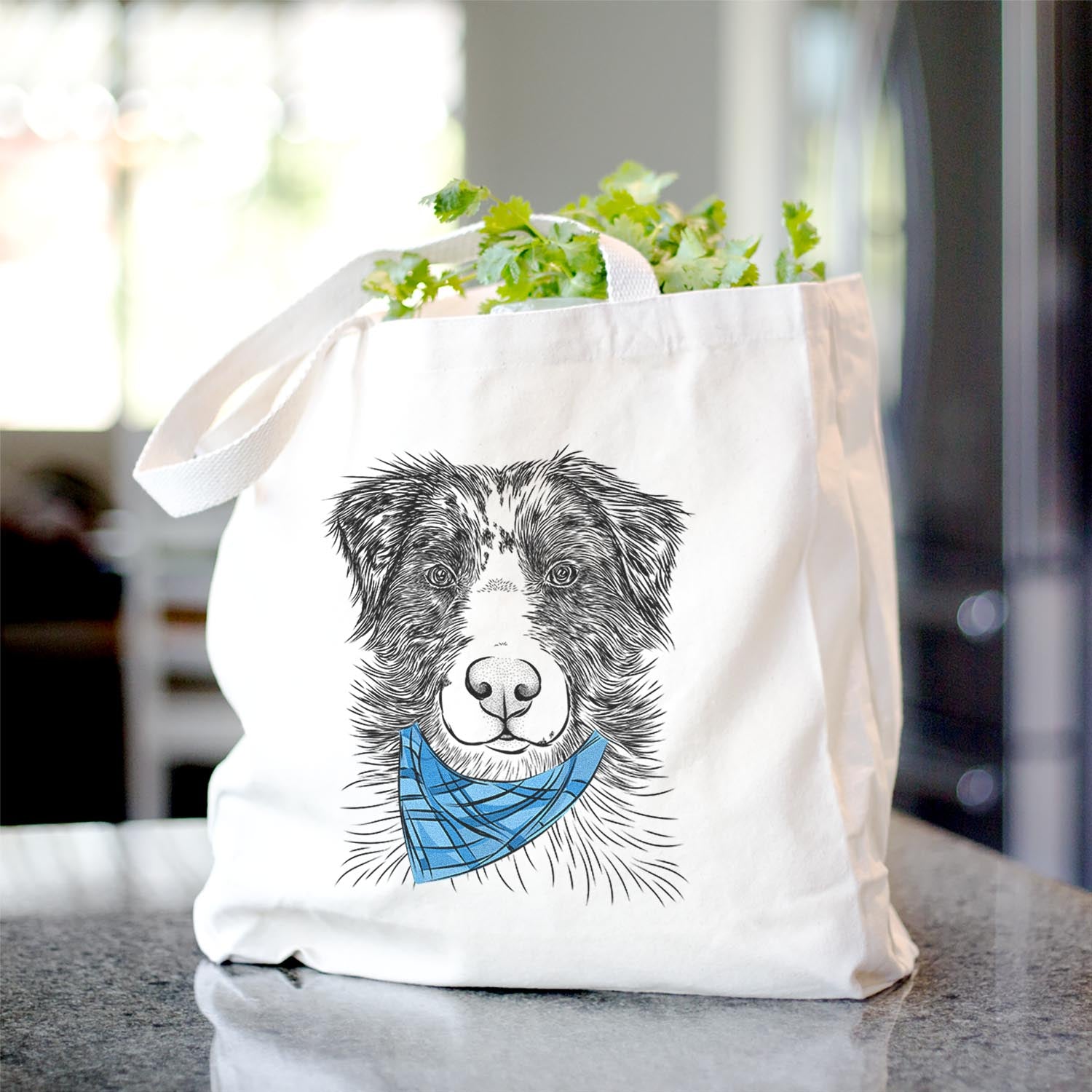 Gram the Australian Shepherd - Tote Bag