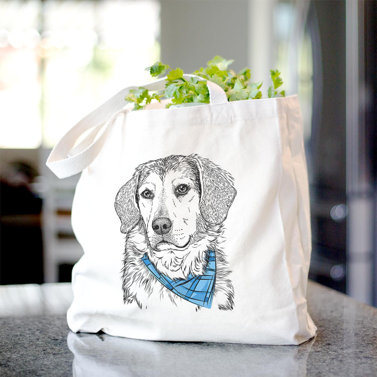 Gunner the Mixed Breed - Tote Bag