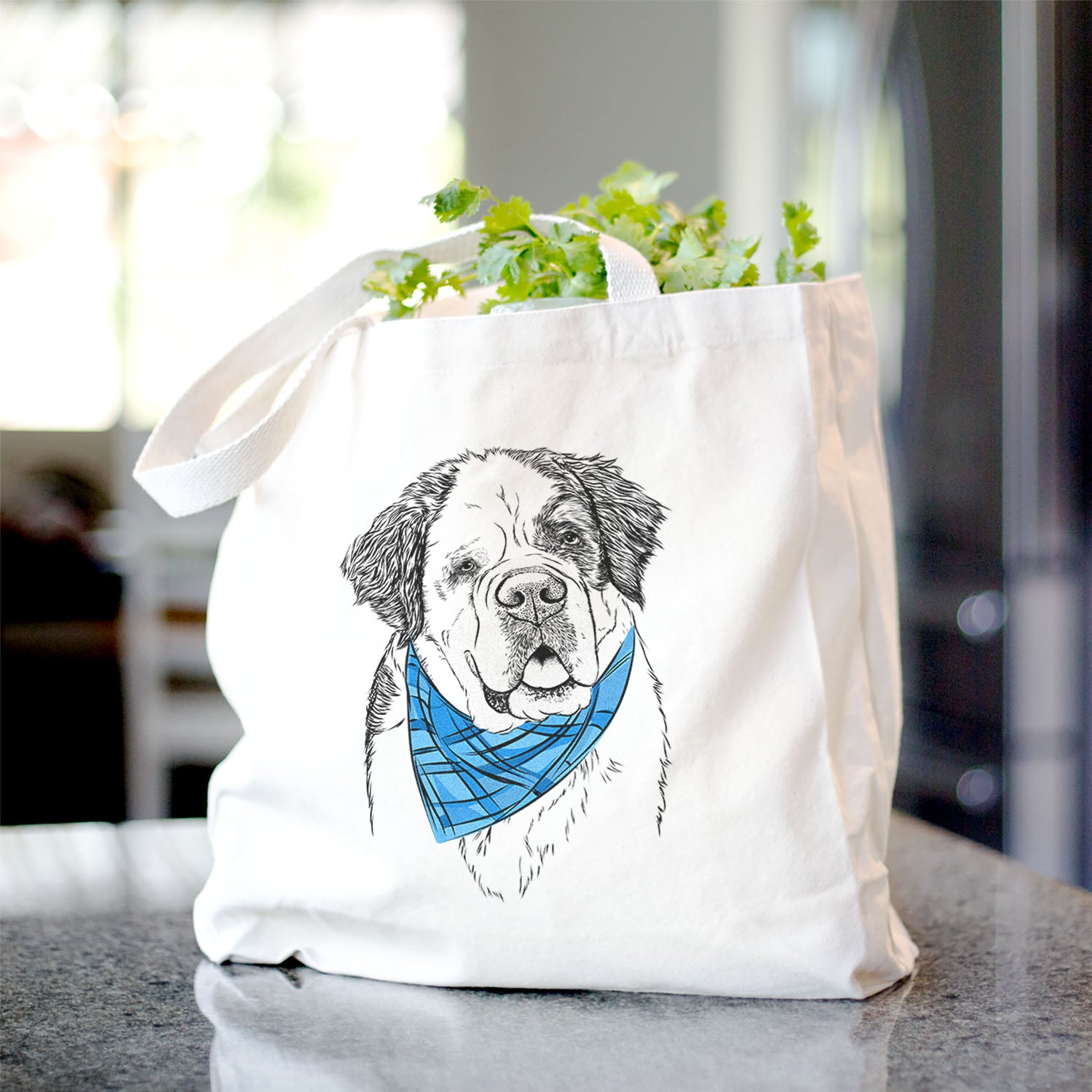 Hook the Saint Bernard - Tote Bag