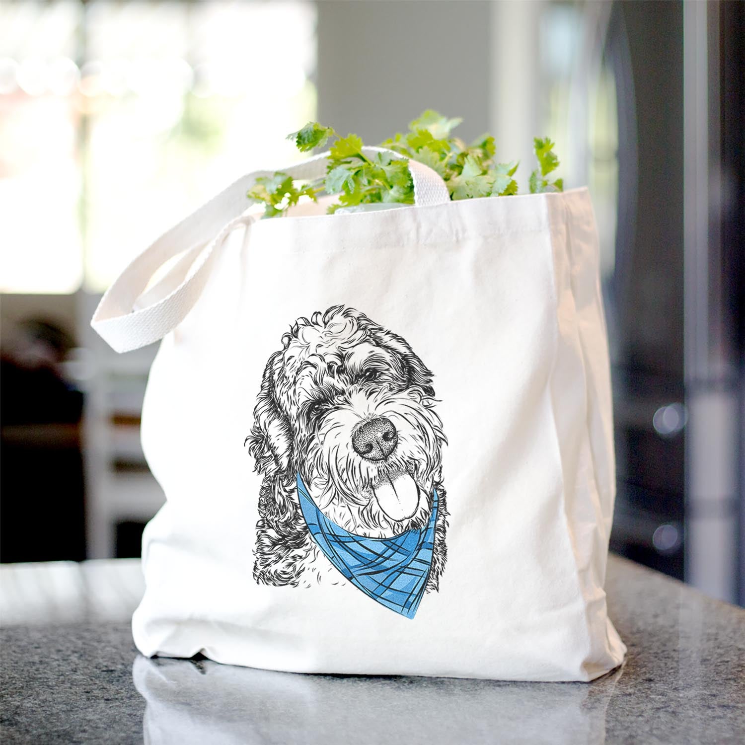 Kaci the Bernedoodle - Tote Bag